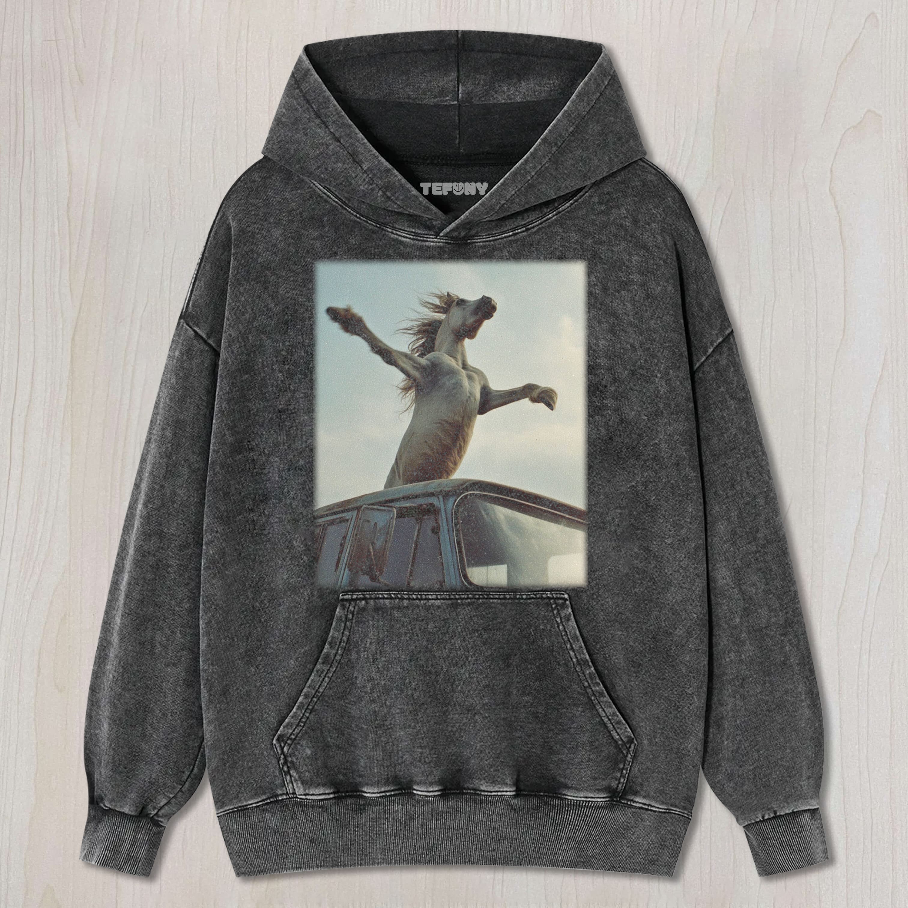 WACKY HORSE VINTAGE WASHED A9 TEE & SWEAT & HOOD