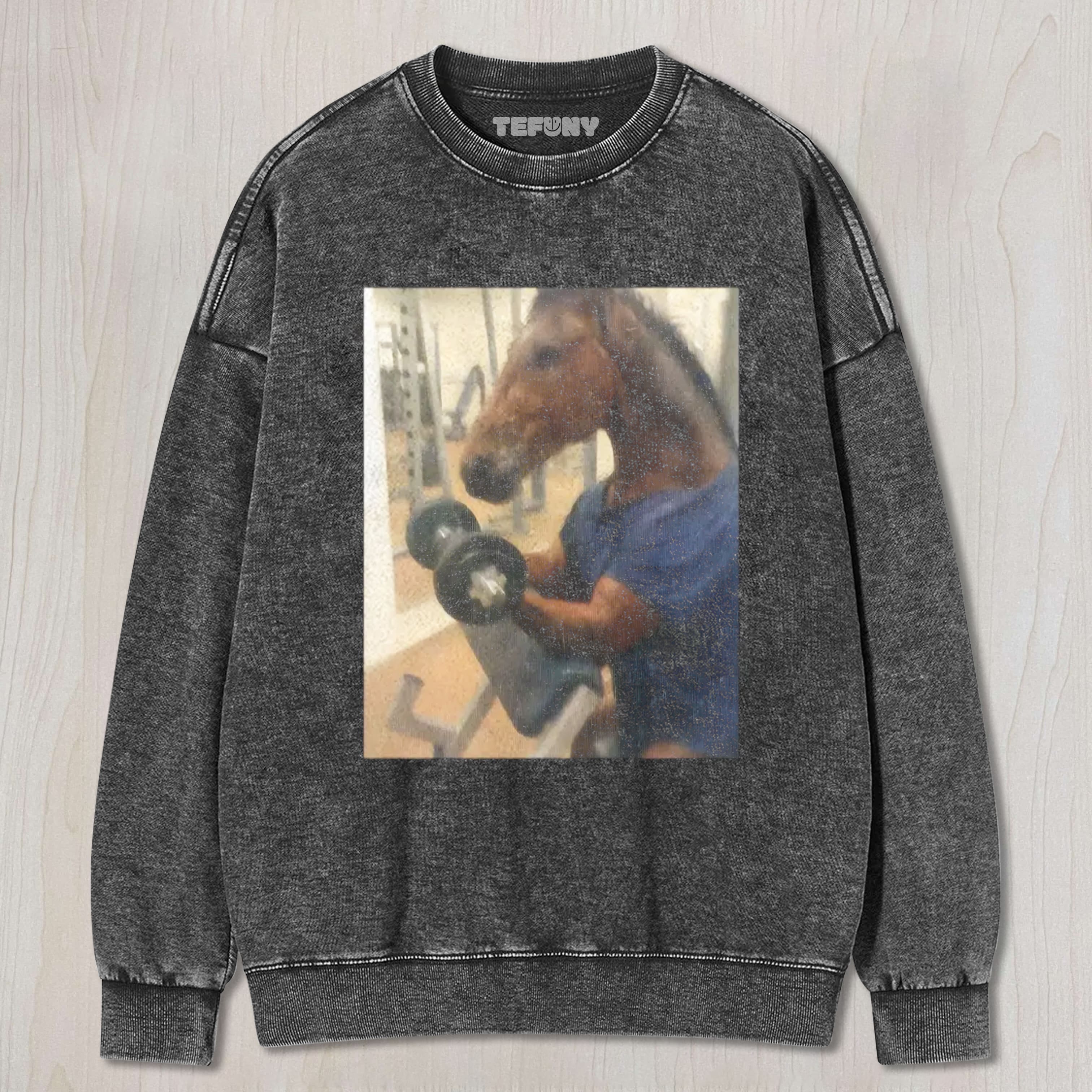 WACKY HORSE VINTAGE WASHED TEE & SWEAT & HOOD