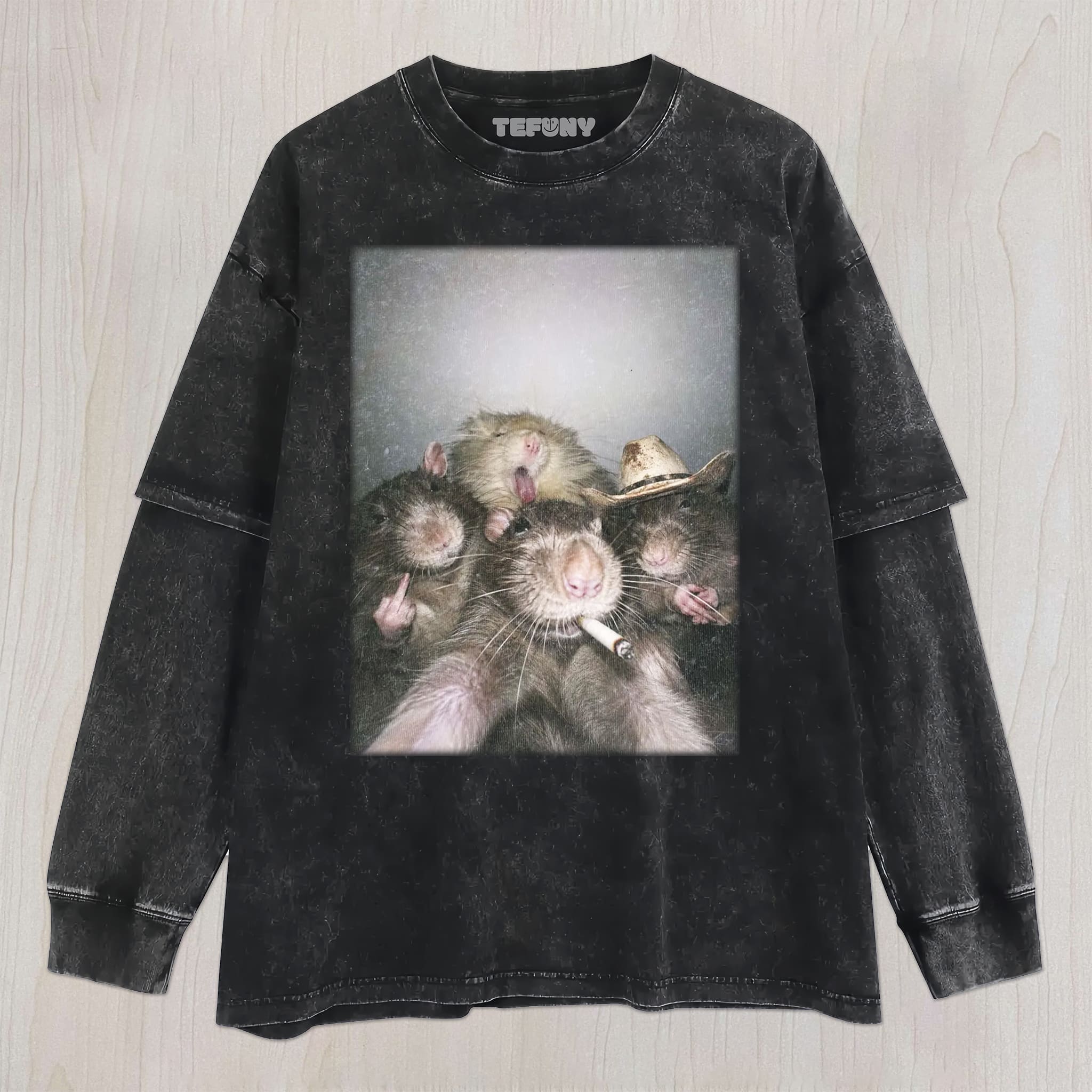 WACKY RAT V4 T-SHIRT UNISEX TEE, TANK TOP, LAYERED LS, SWEATSHIRT & HOODIE