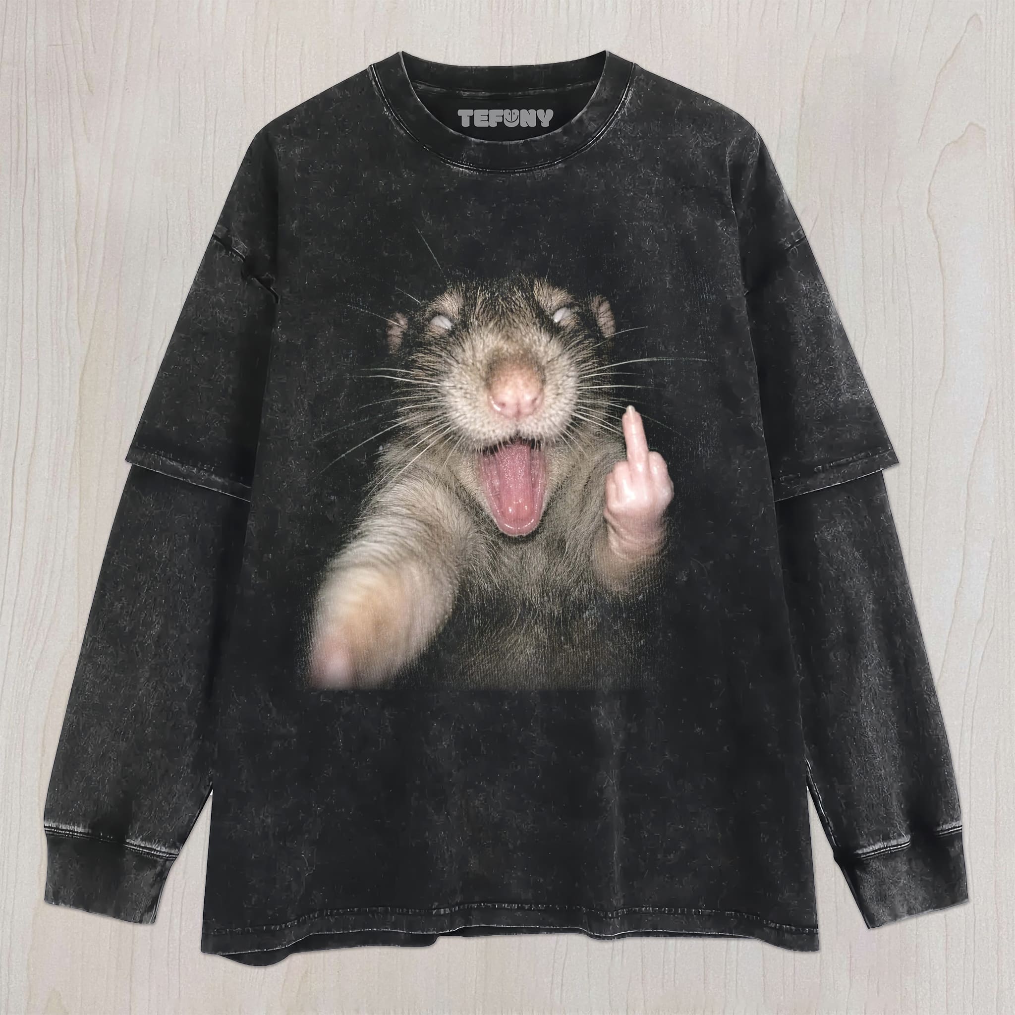 WACKY RAT V5 T-SHIRT UNISEX TEE, TANK TOP, LAYERED LS, SWEATSHIRT & HOODIE