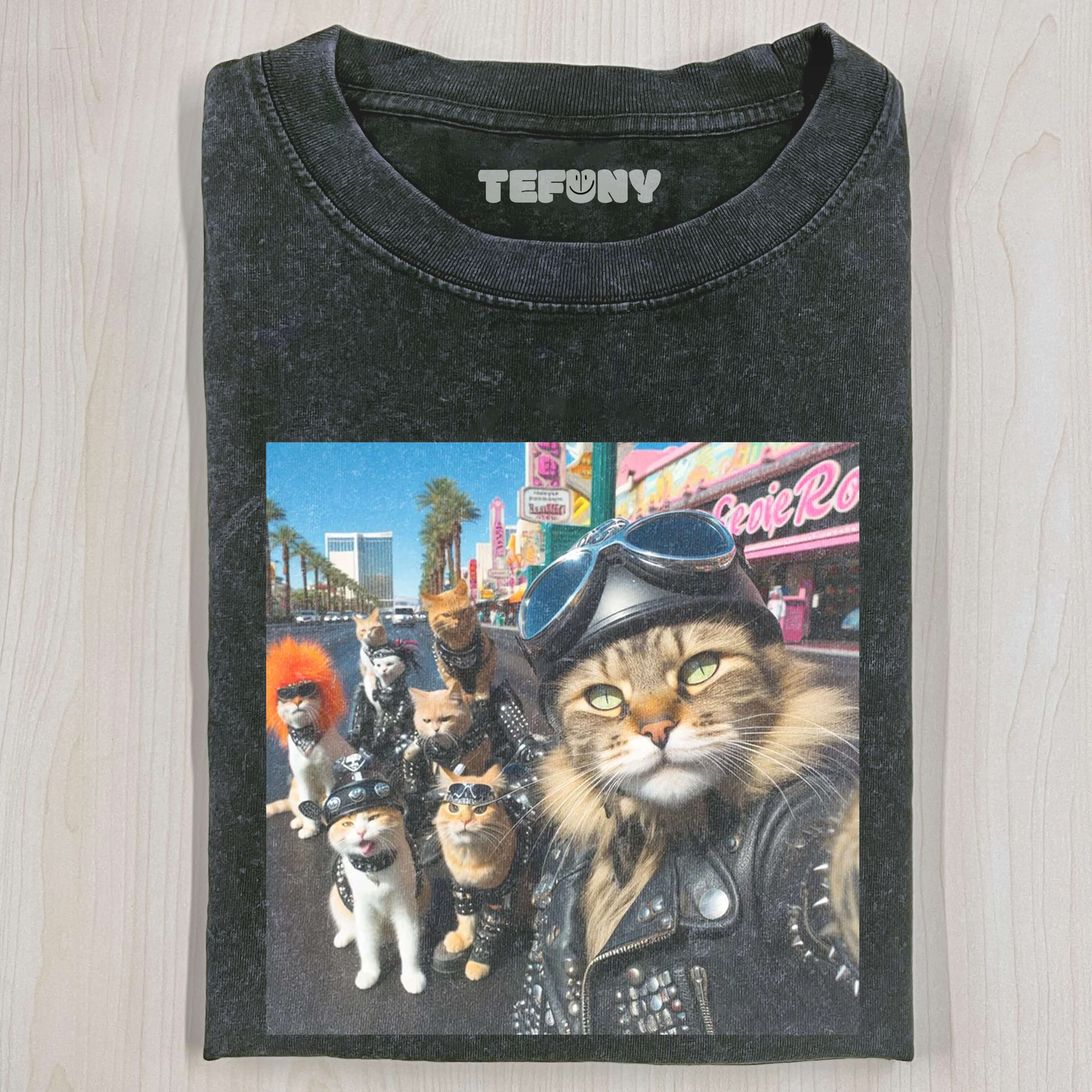 WACKY CAT MEME T-SHIRT V4