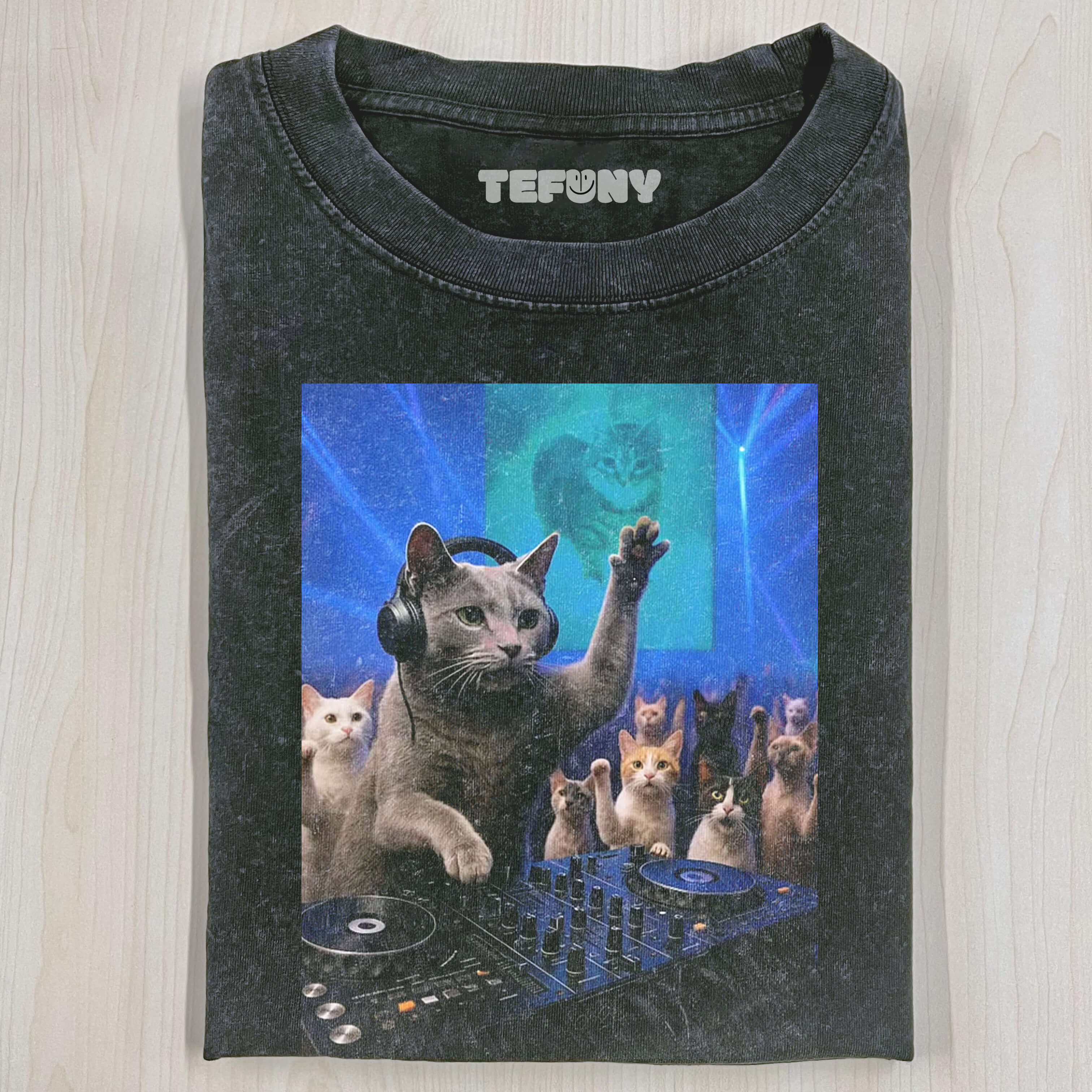 WACKY CAT V1  T-SHIRT & LONG SLEEVES & HOODIES