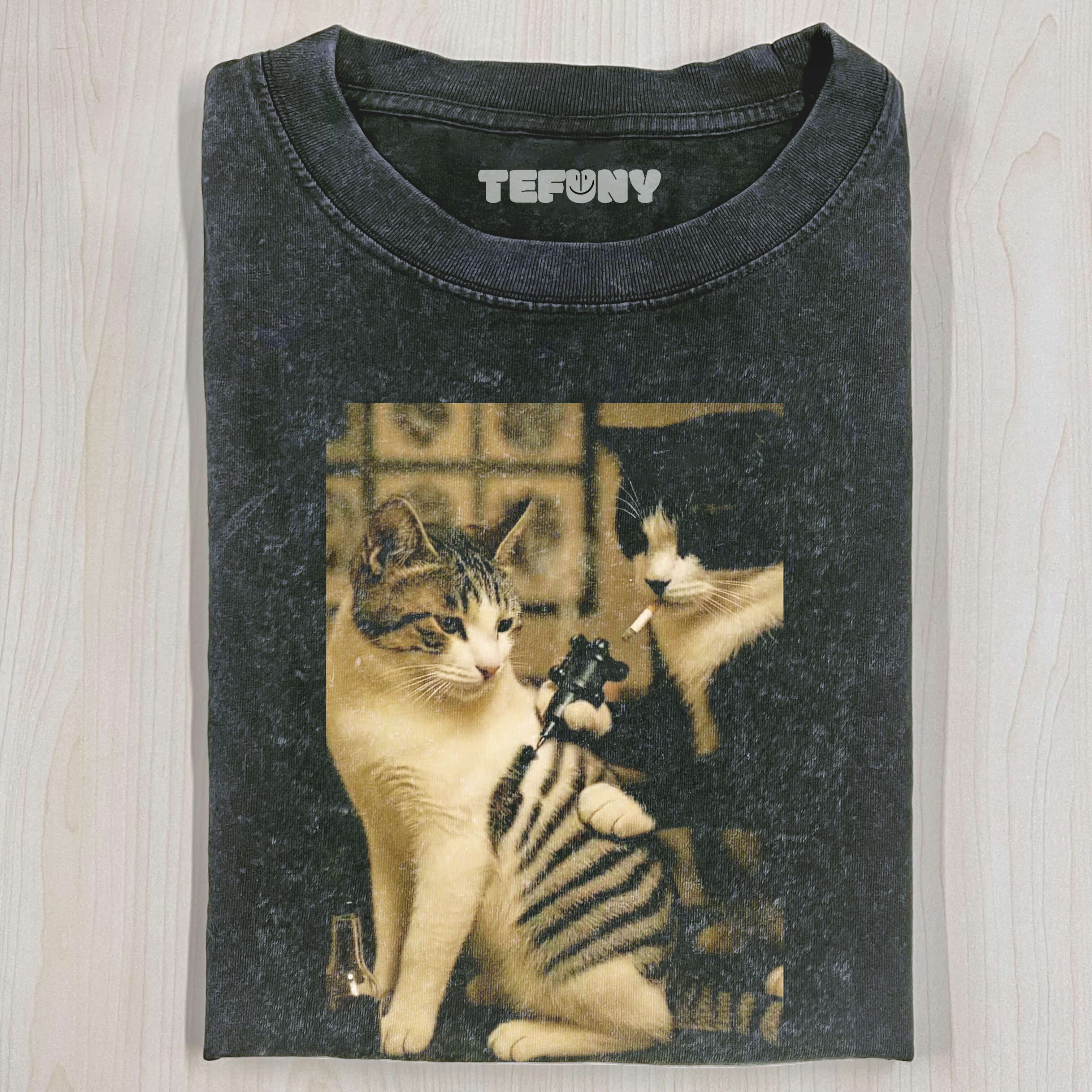 WACKY CAT T-SHIRT V12