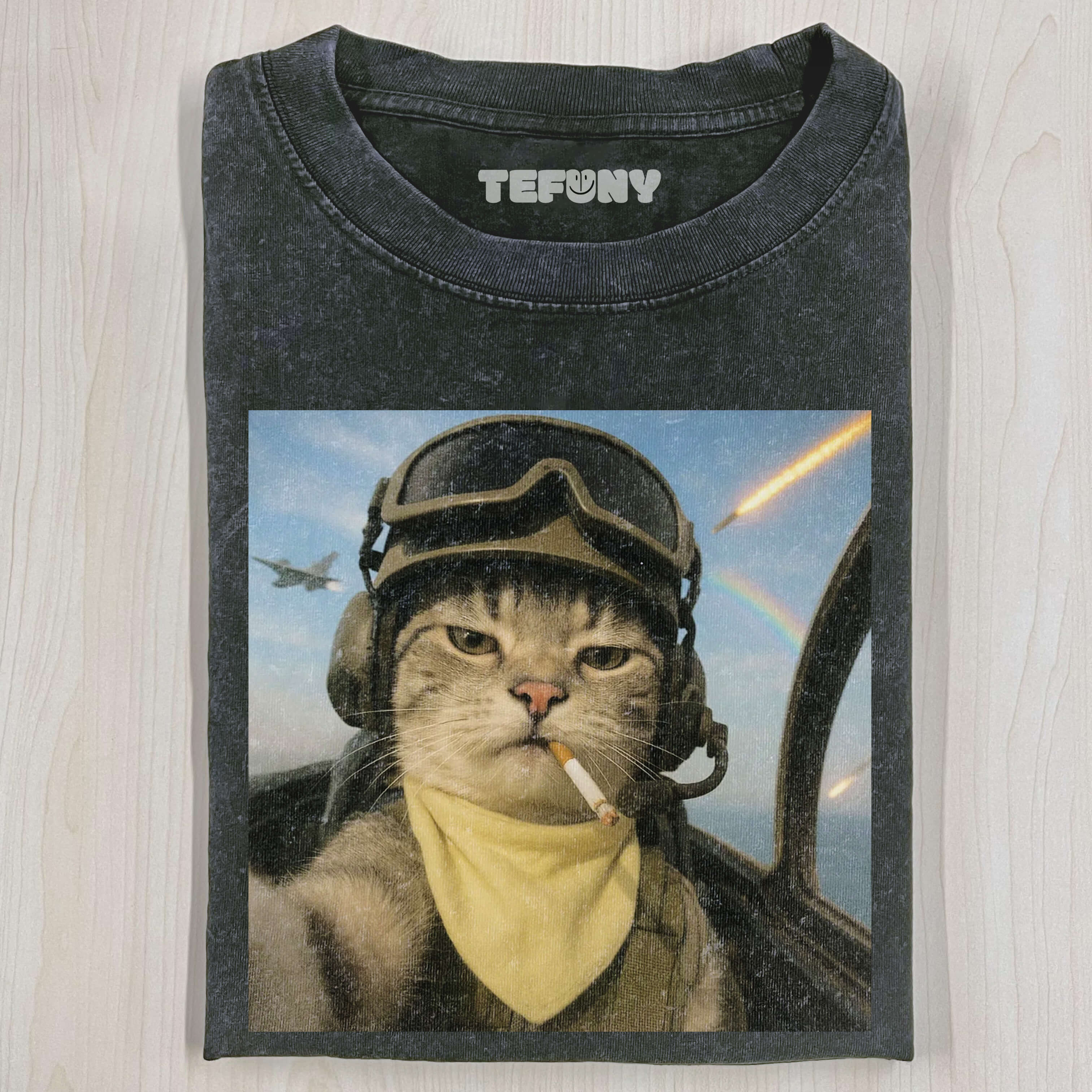 WACKY CAT T-SHIRT V16