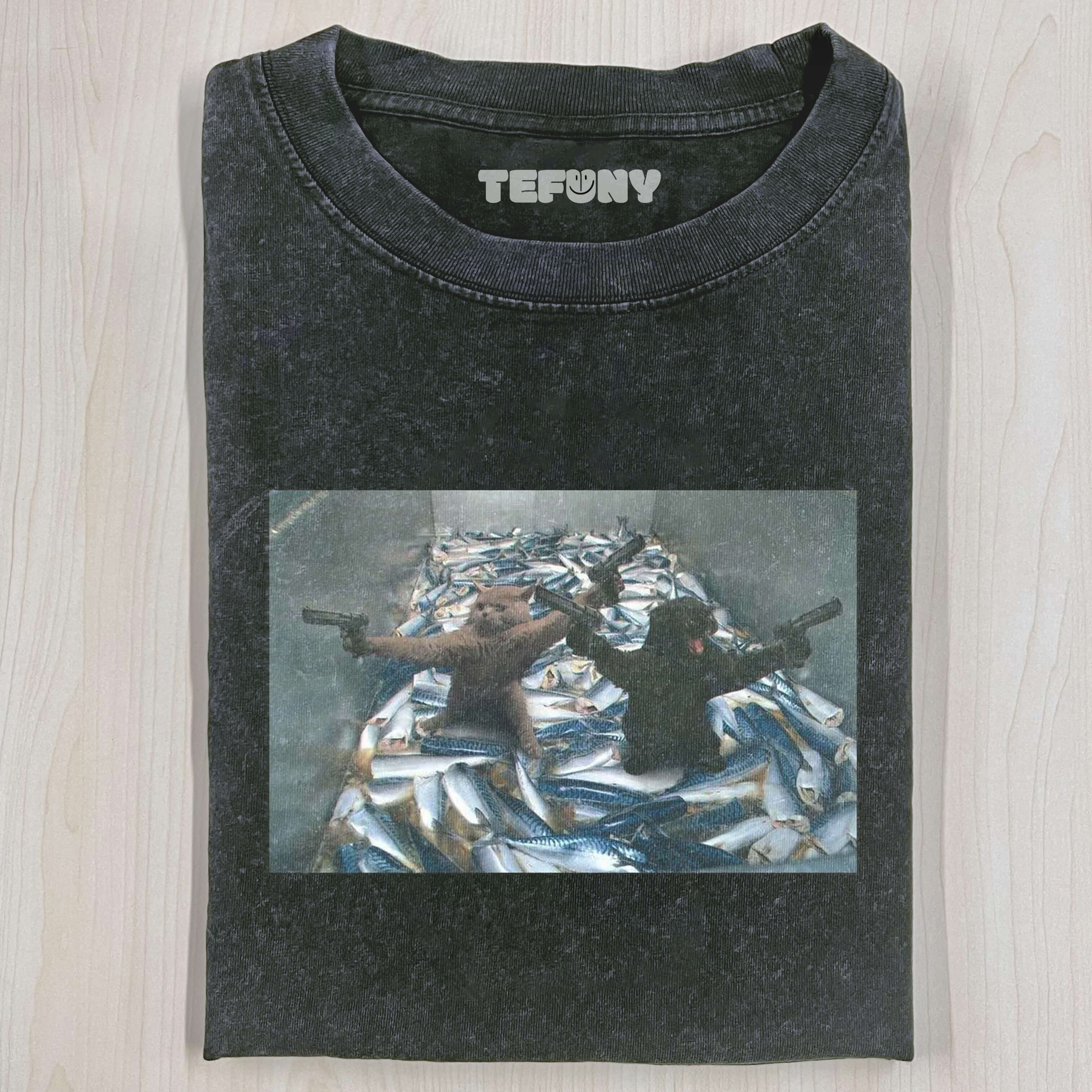 WACKY CAT T-SHIRT