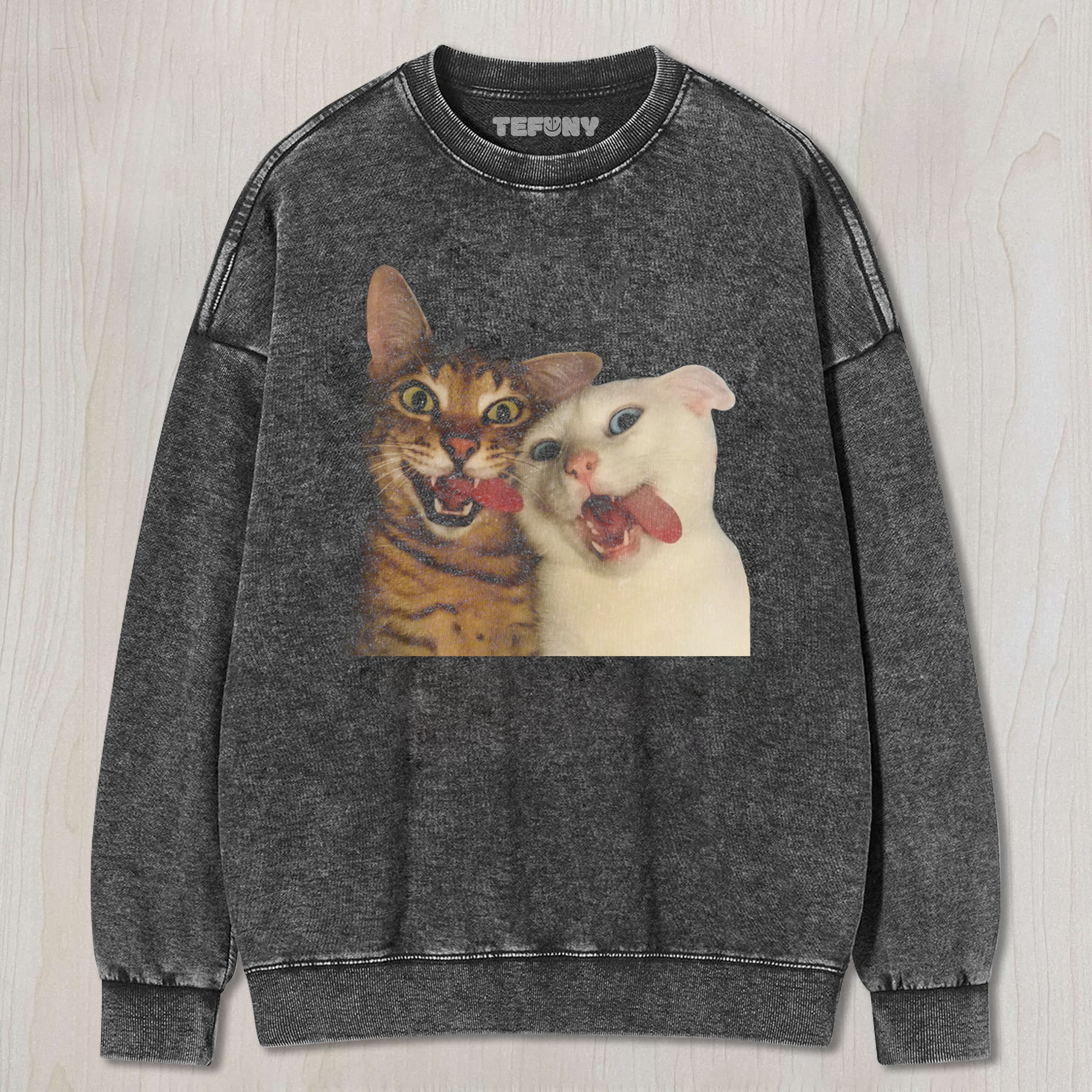 WACKY CAT TEE & SWEAT & HOOD