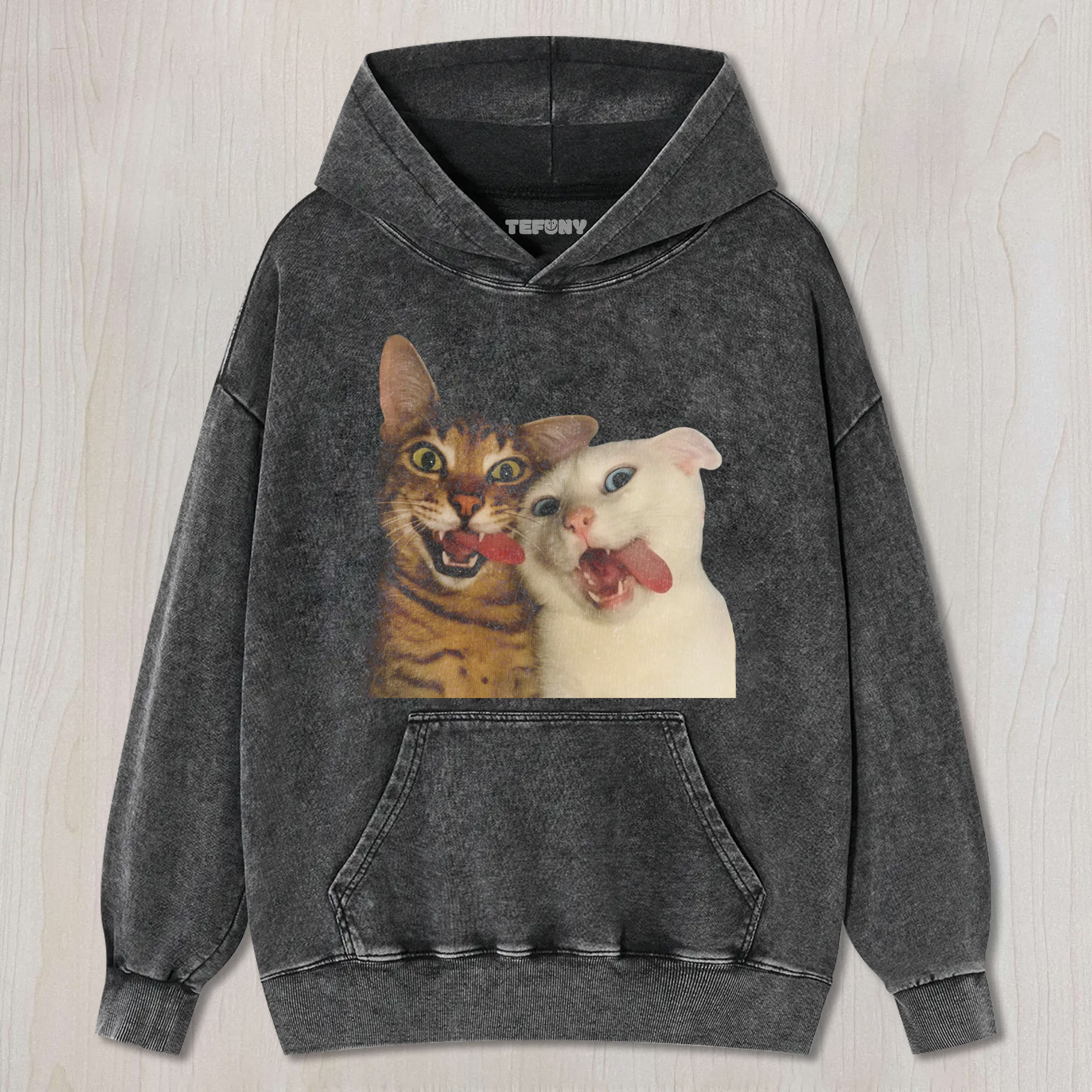 WACKY CAT TEE & SWEAT & HOOD