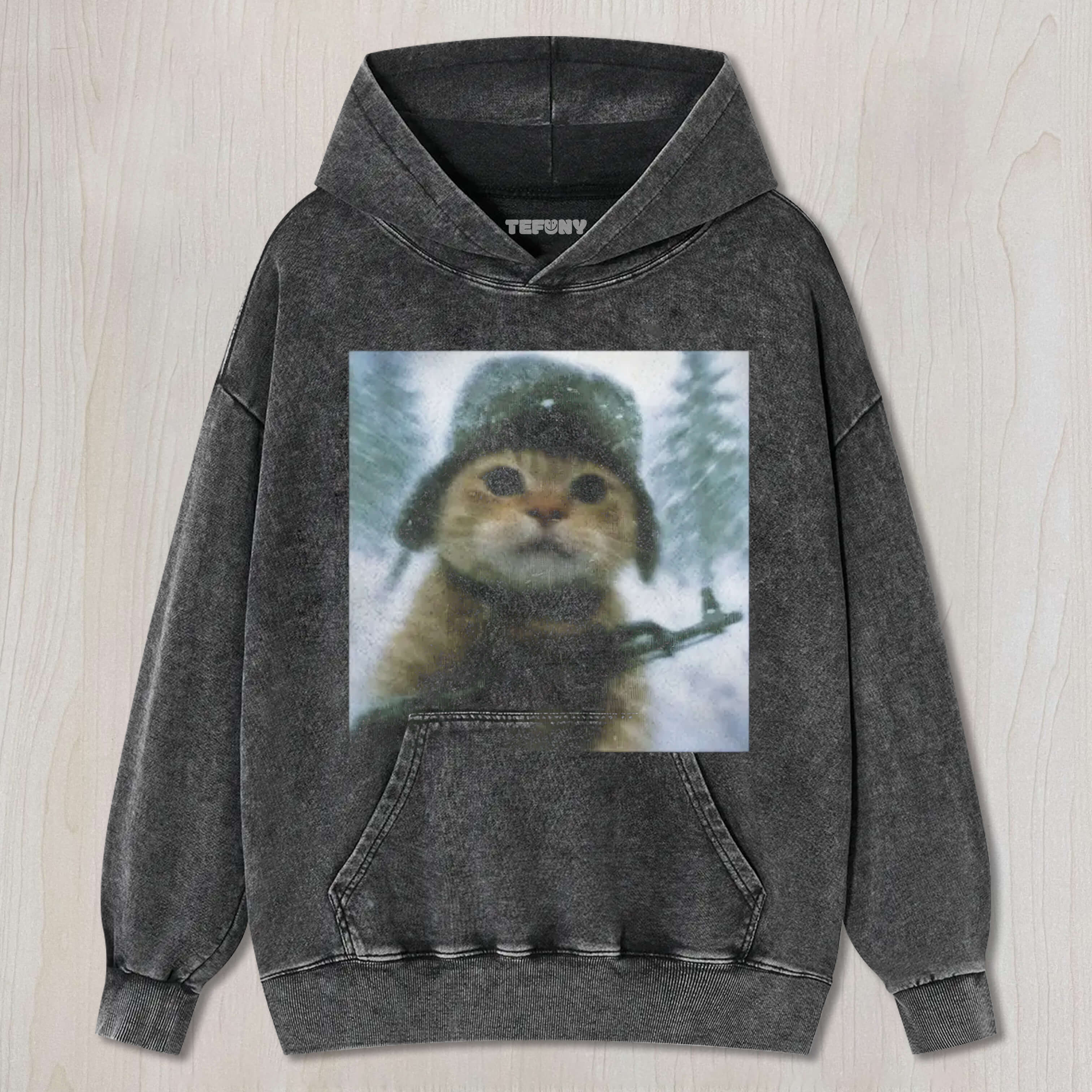 WACKY CAT VINTAGE WASHED V1 TEE & SWEAT & HOOD