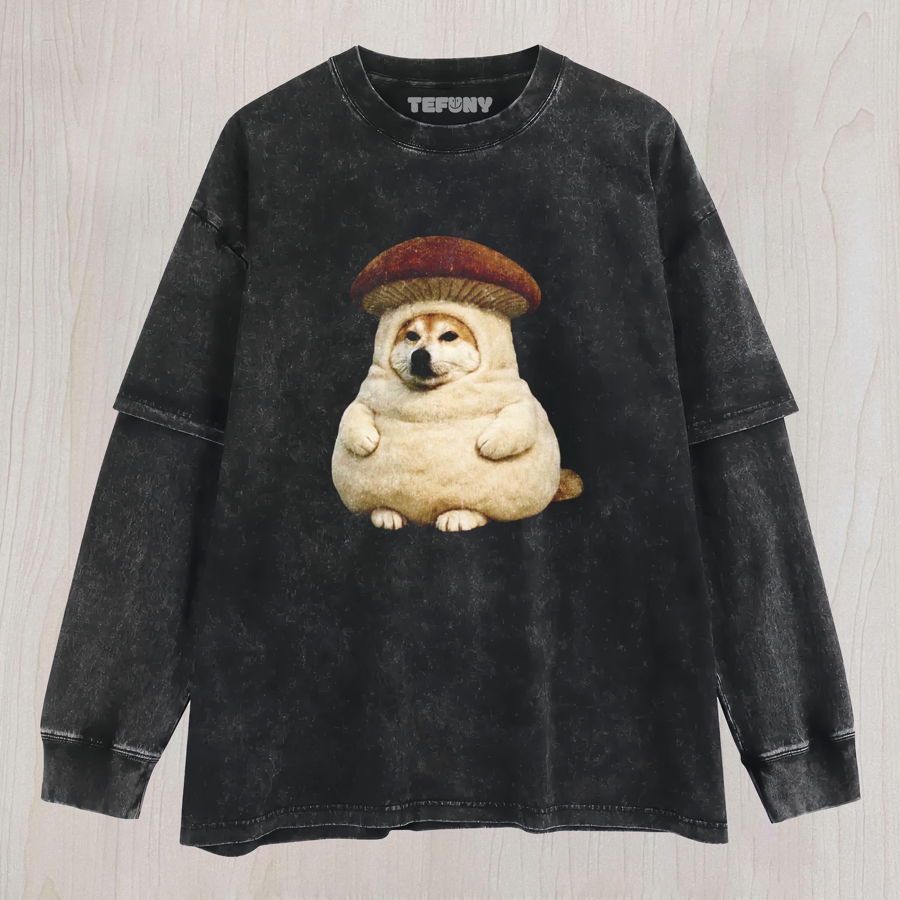 WACKY DOG LAYERED LONG SLEEVE