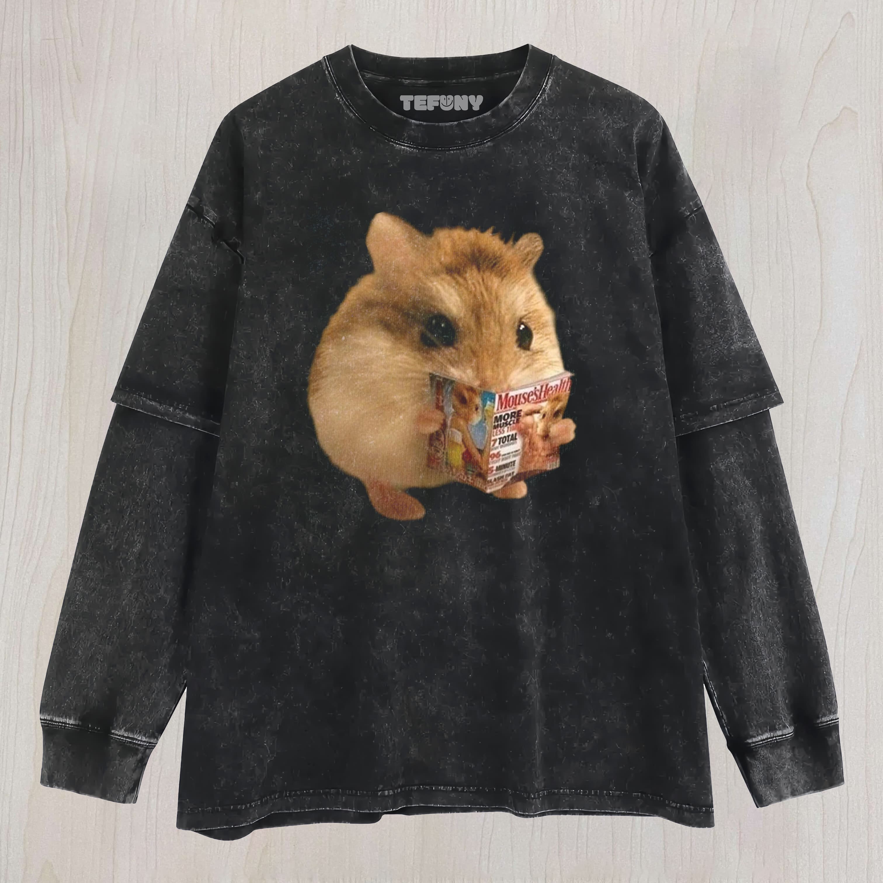 WACKY HAMSTER LAYERED LONG SLEEVE