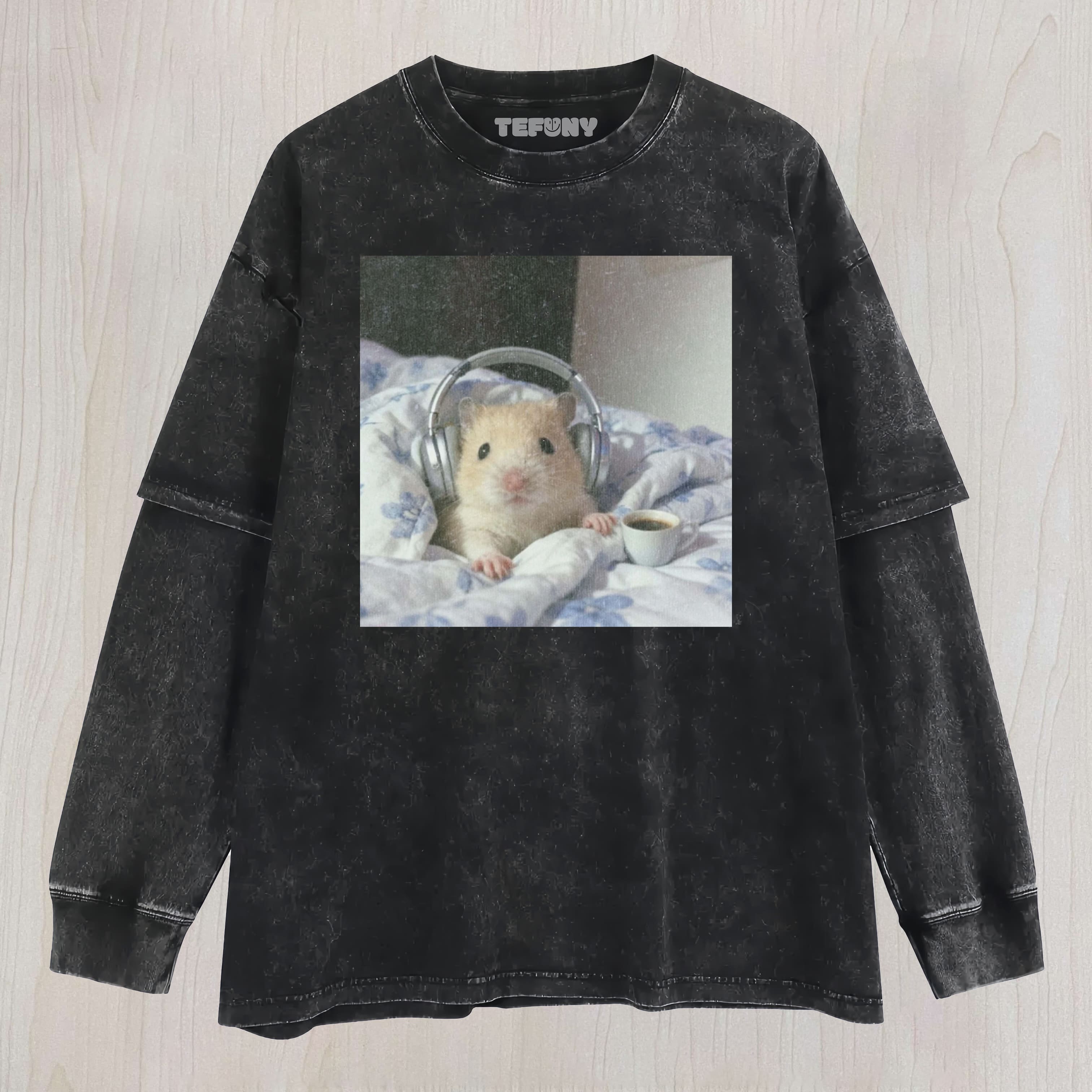 WACKY HAMSTER-1 LAYERED LONG SLEEVE