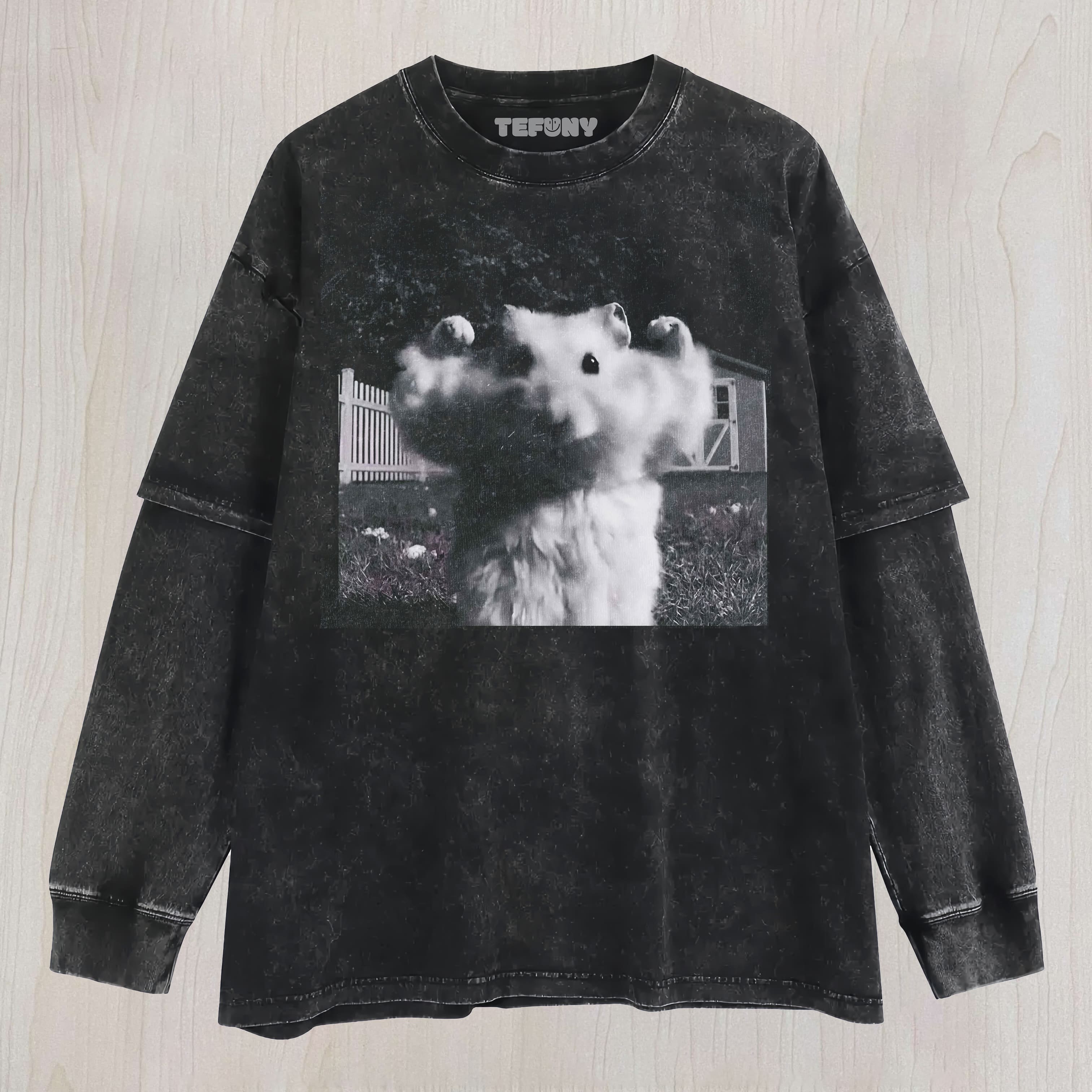 WACKY HAMSTER  -3 LAYERED LONG SLEEVE