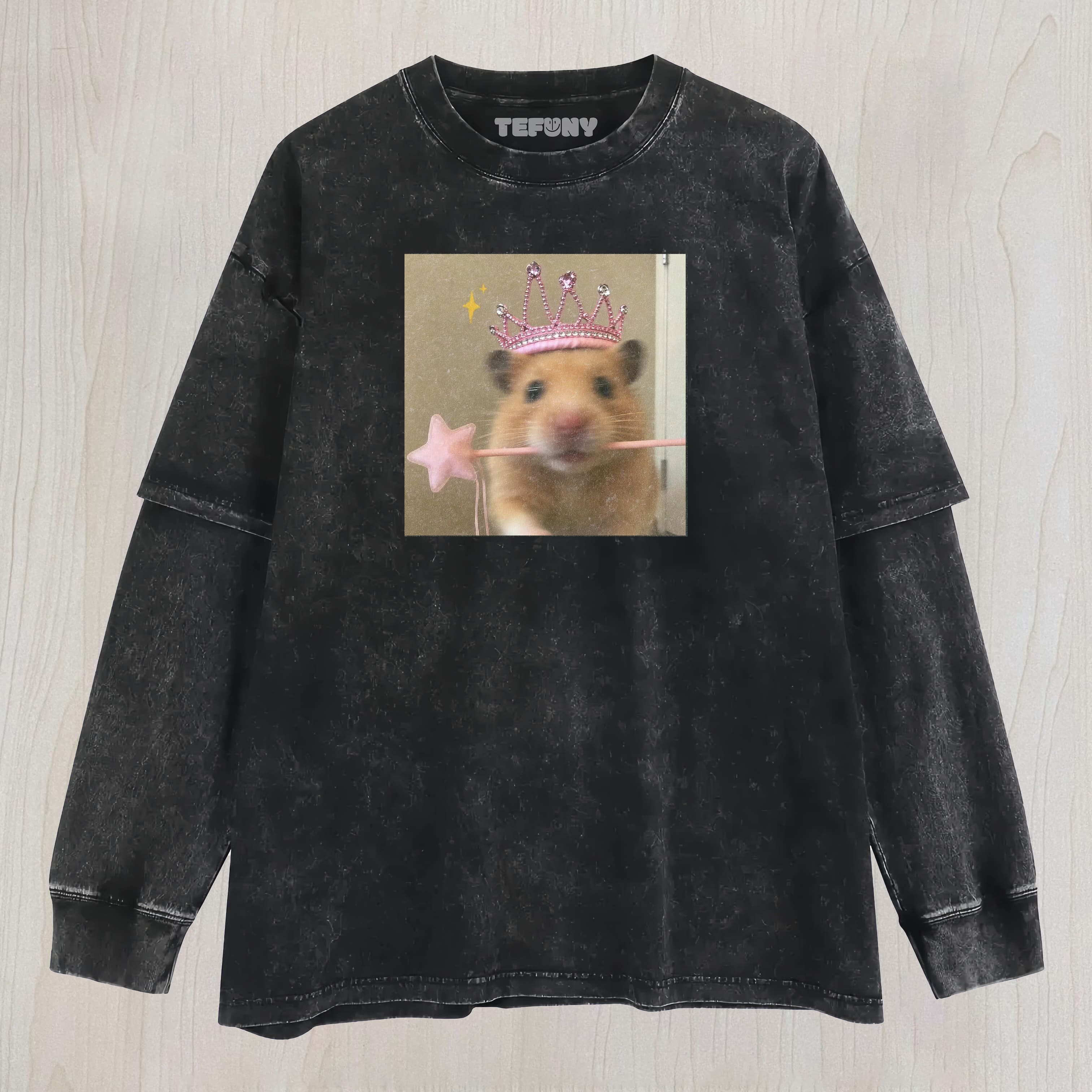 WACKY HAMSTER-1  LAYERED LONG SLEEVE