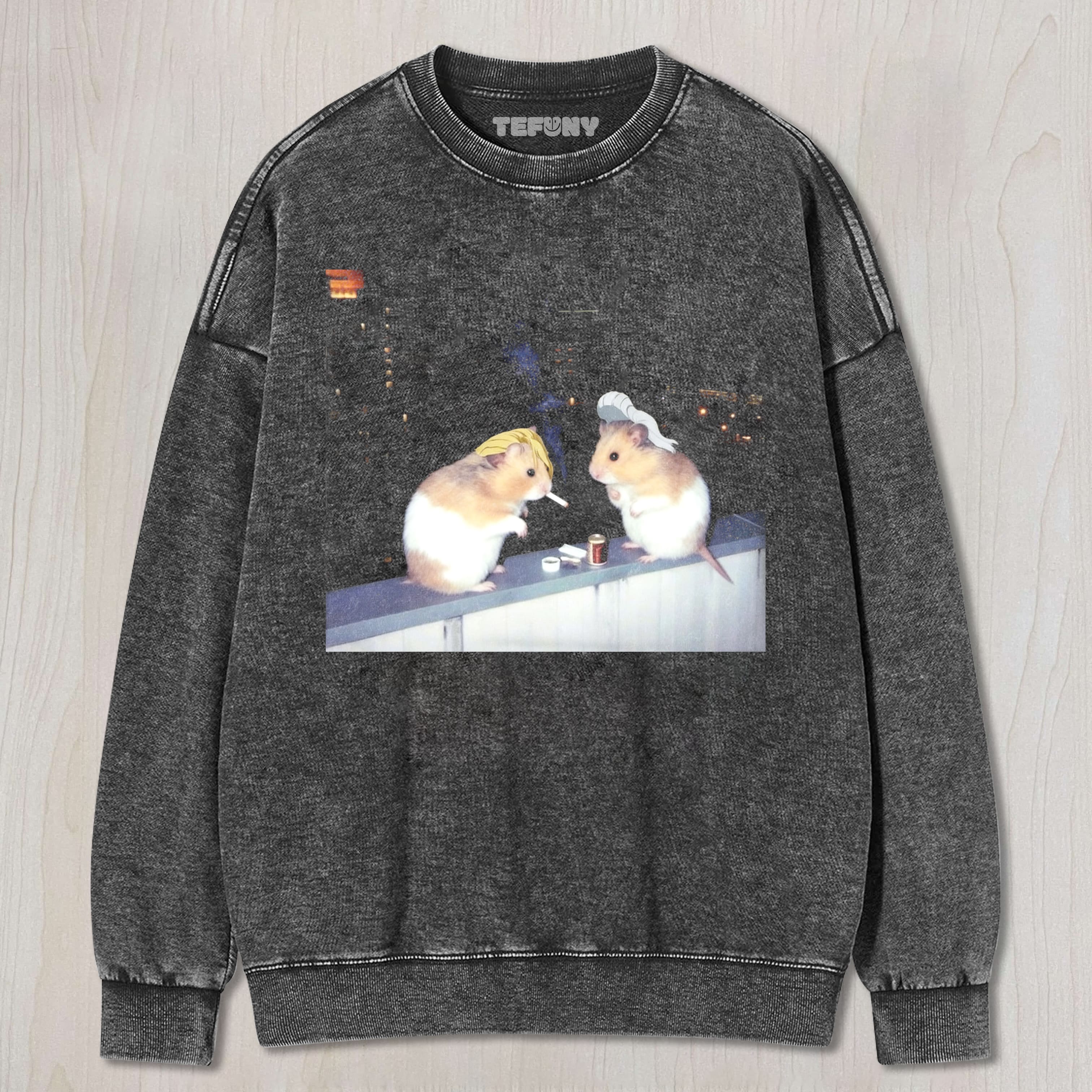WACKY SMOKING HAMSTER TEE & SWEAT & HOOD