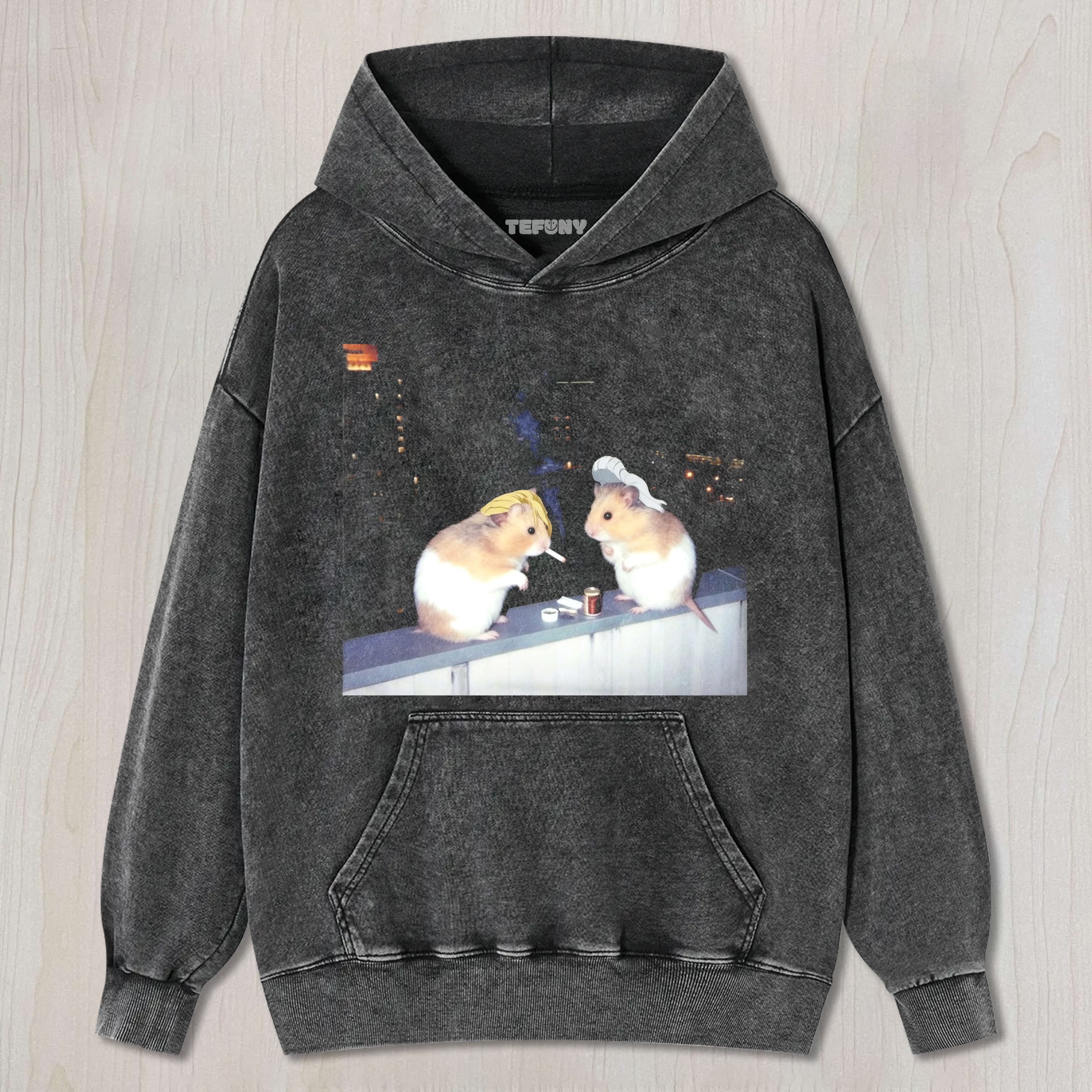 WACKY SMOKING HAMSTER TEE & SWEAT & HOOD