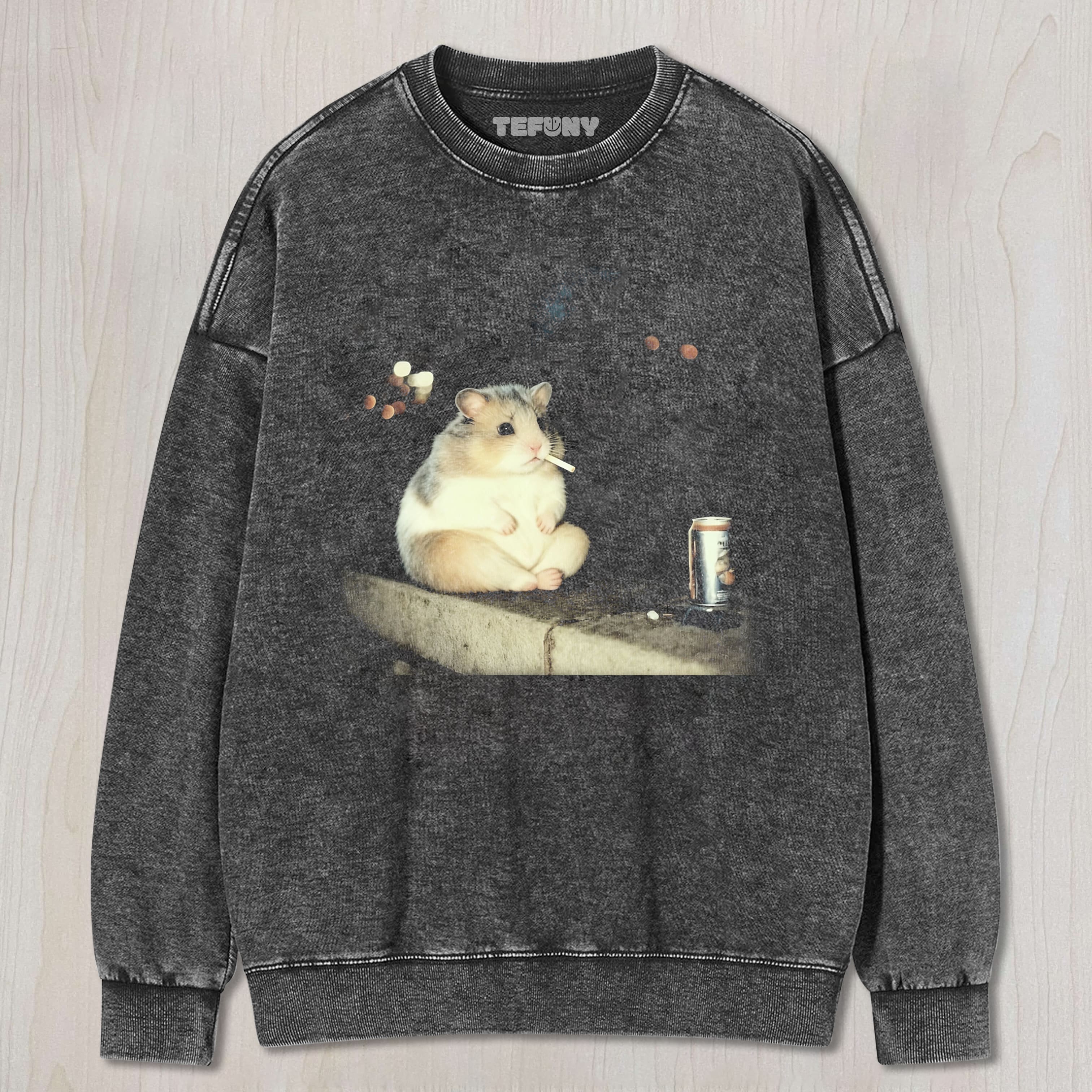 WACKY SMOKING HAMSTER V2 TEE & SWEAT & HOOD