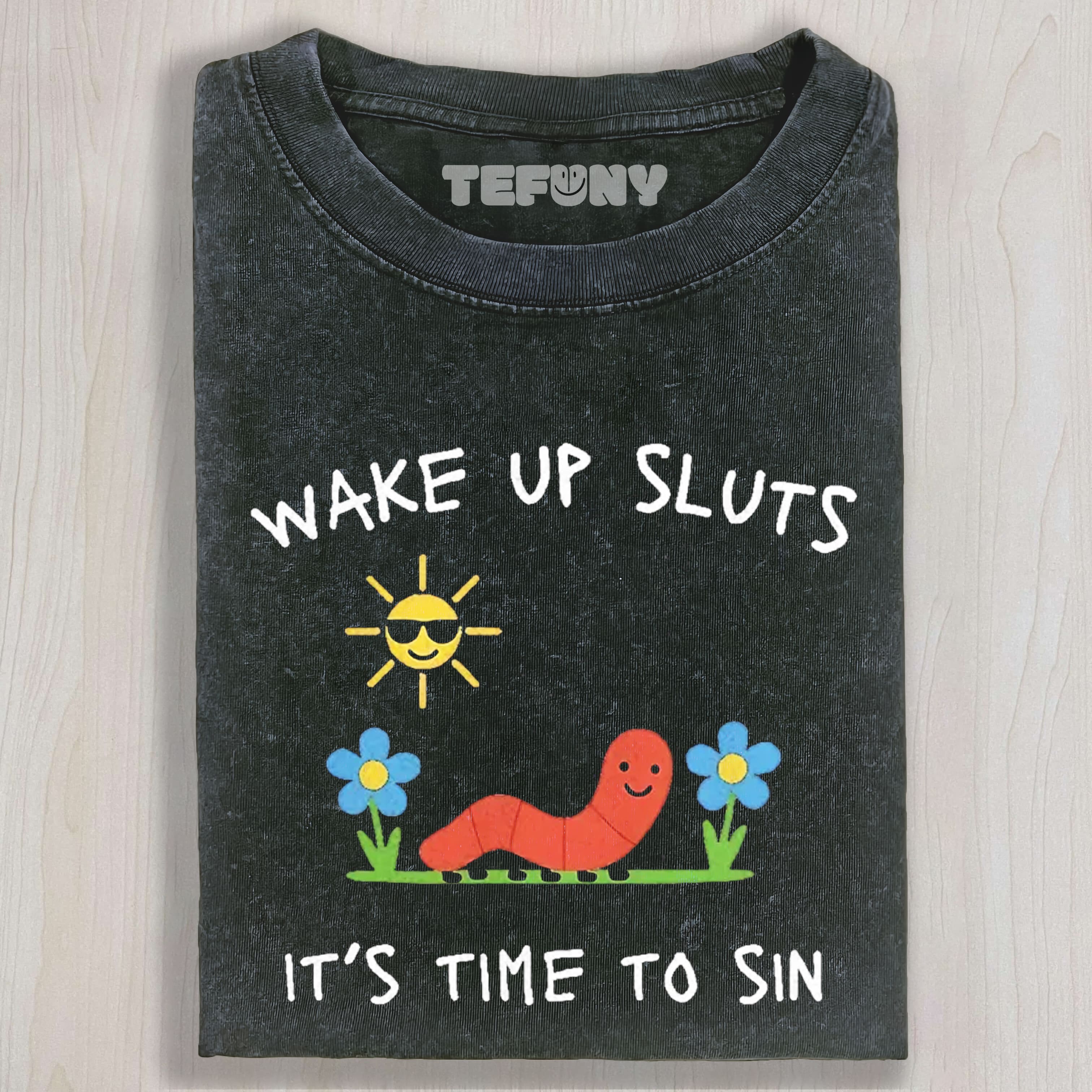 WAKE UP CUTE CHILDREN'S DRAWINGS TEE & SWEAT & HOOD