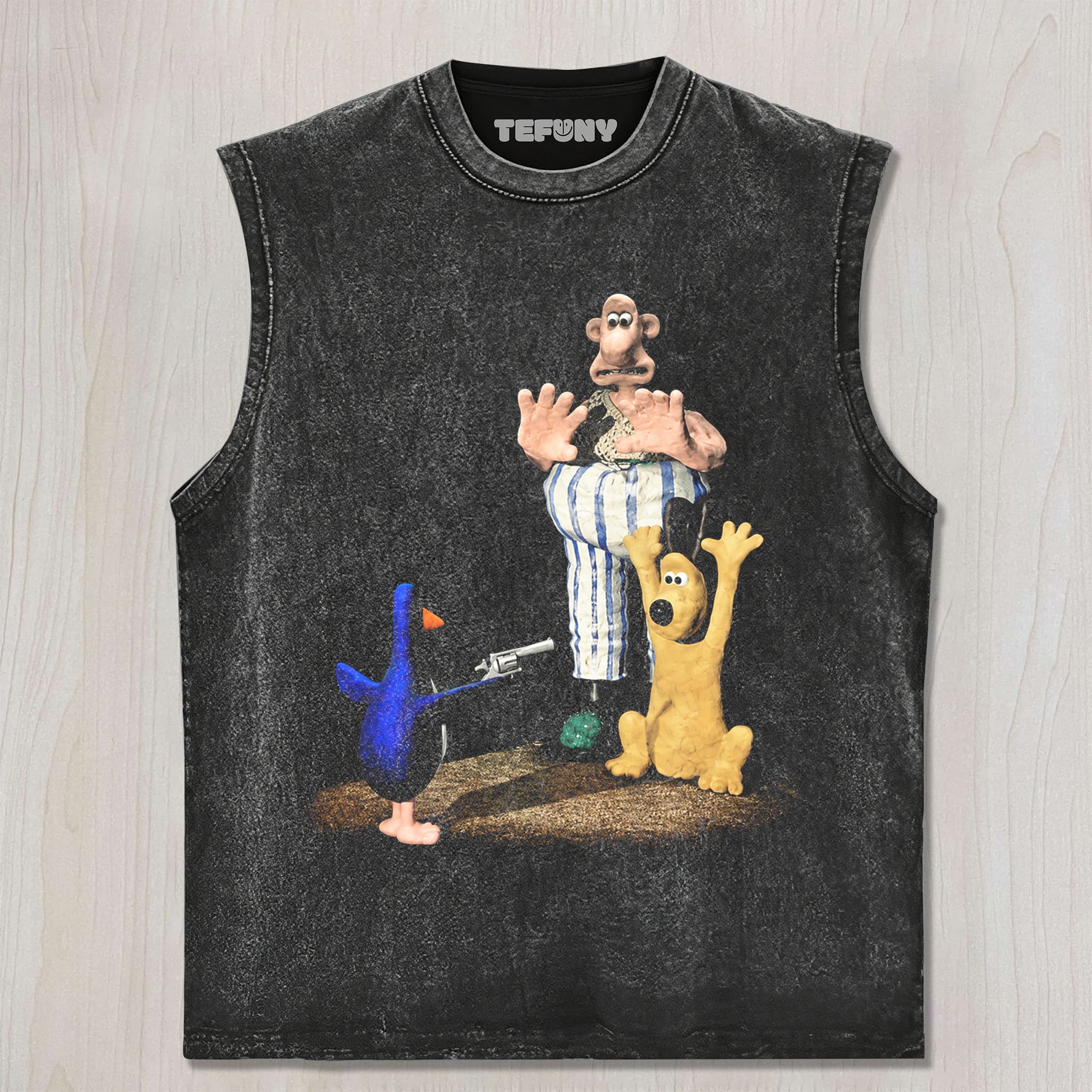 WALLACE & GROMIT UNISEX TEE, TANK TOP, LAYERED LS, SWEATSHIRT & HOODIE