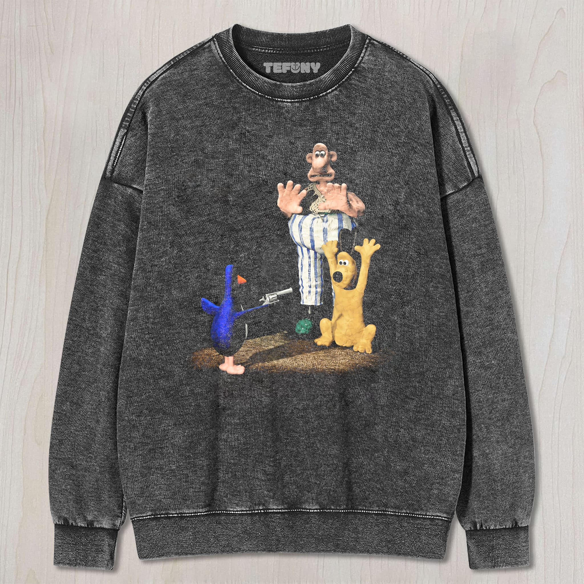 WALLACE & GROMIT UNISEX TEE, TANK TOP, LAYERED LS, SWEATSHIRT & HOODIE