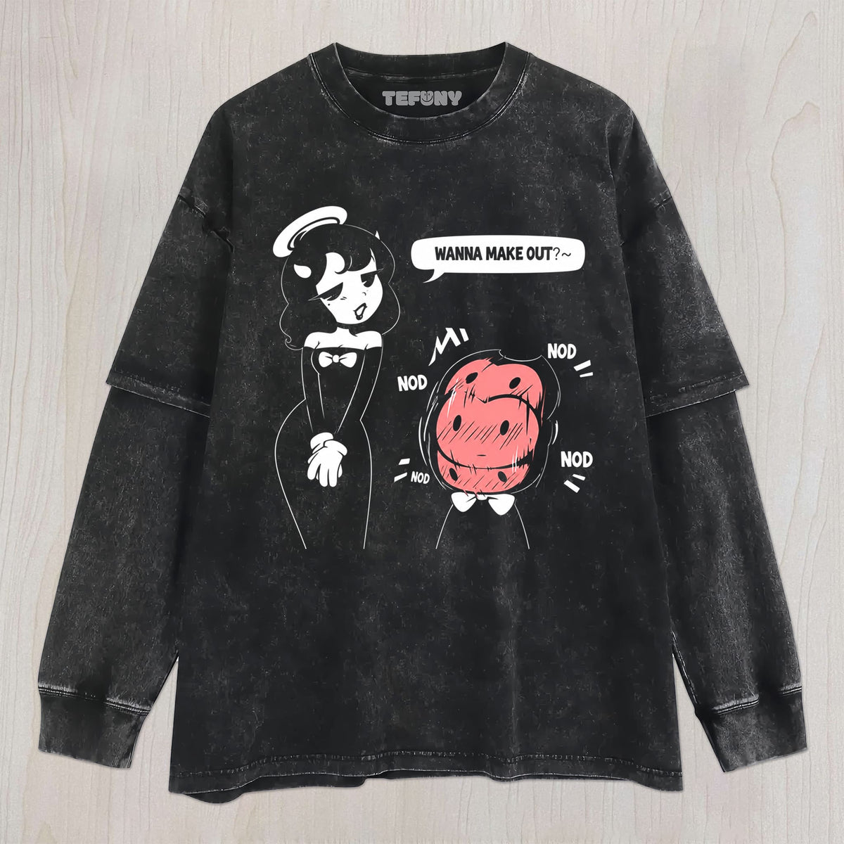 WANNA MAKE OUT UNISEX TEE, TANK TOP, LAYERED LS, SWEATSHIRT & HOODIE