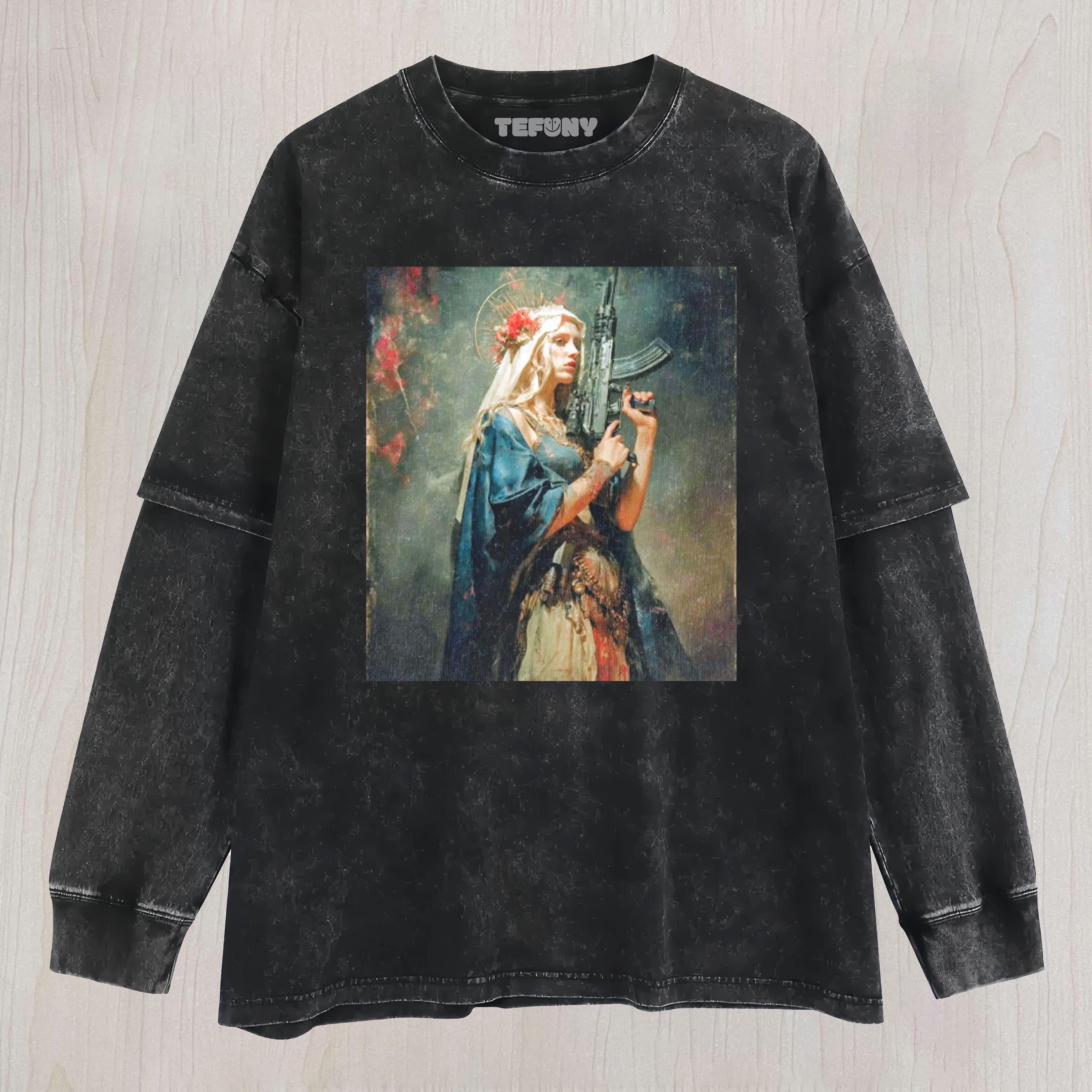 WARRIOR SAINT UNISEX TEE, TANK TOP, LAYERED LS, SWEATSHIRT & HOODIE
