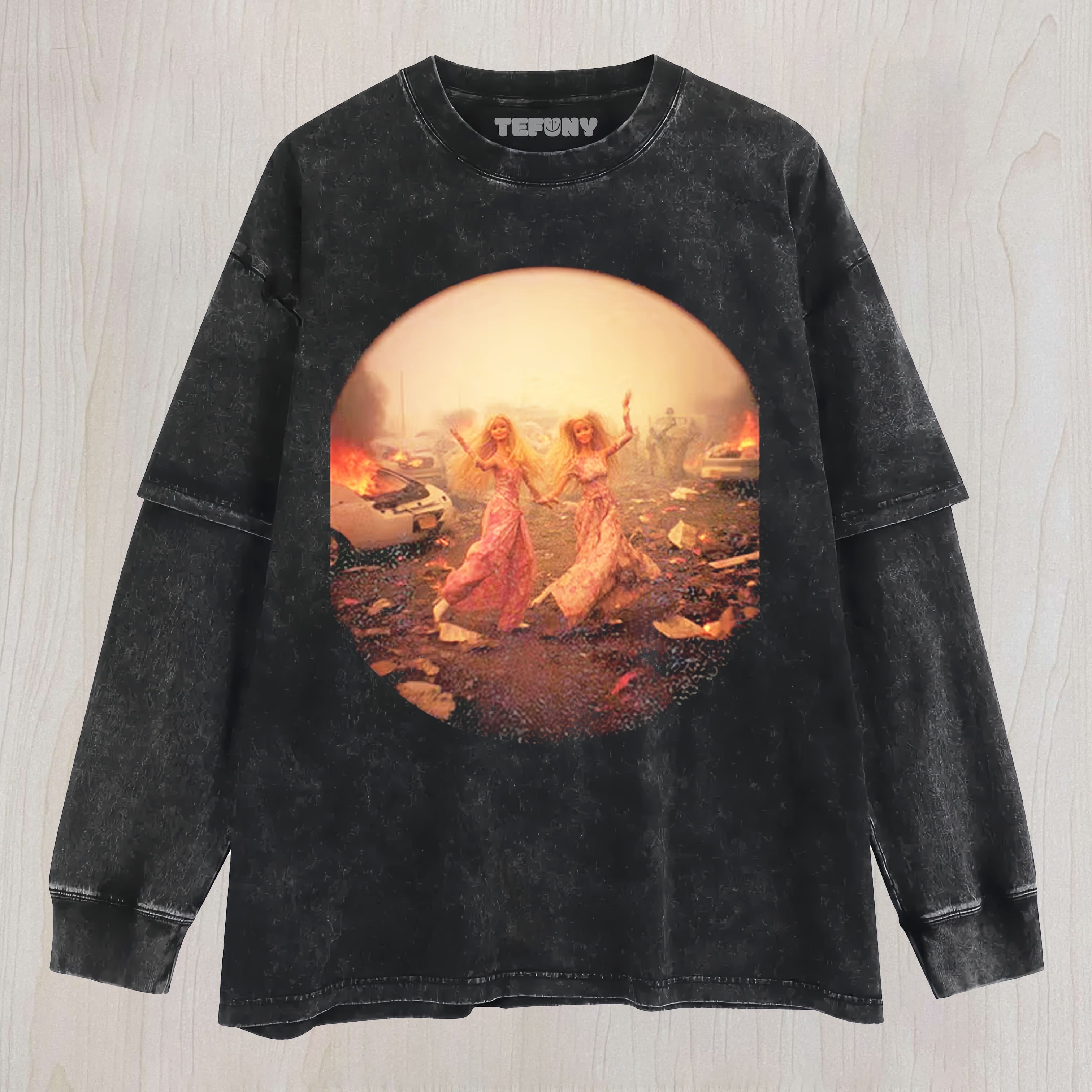 WAR TWO DOLL DANCING UNISEX TEE, TANK TOP, LAYERED LS, SWEATSHIRT & HOODIE