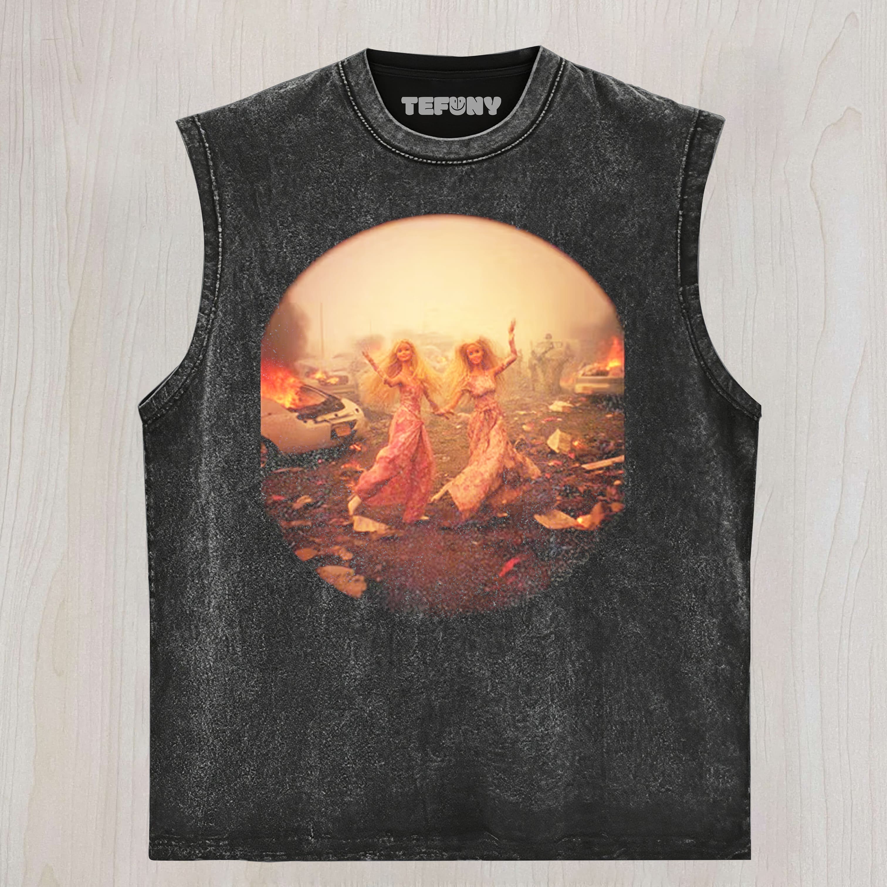 WAR TWO DOLL DANCING UNISEX TEE, TANK TOP, LAYERED LS, SWEATSHIRT & HOODIE