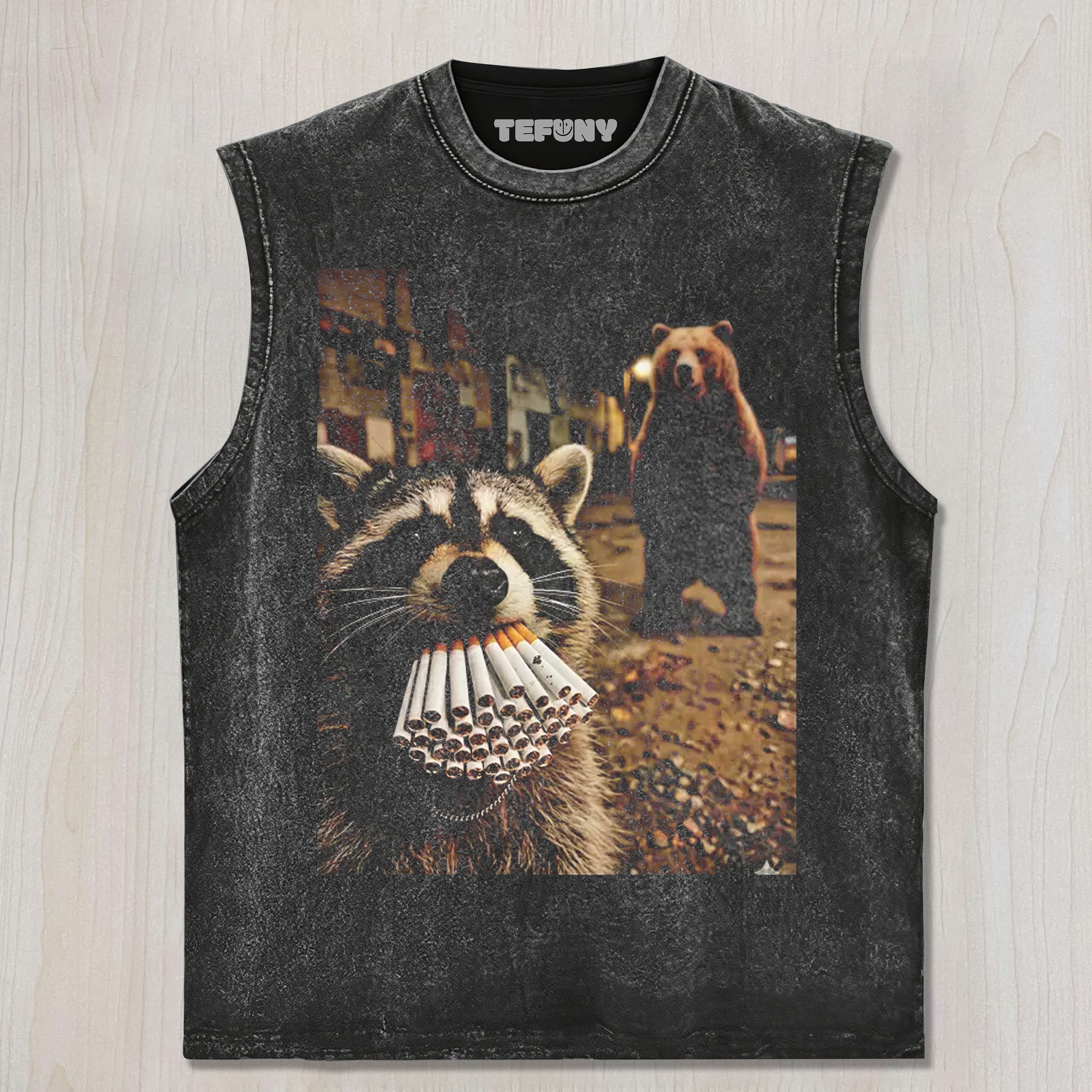 WEATERN RACCOON UNISEX TEE, TANK TOP, LAYERED LS, SWEATSHIRT & HOODIE
