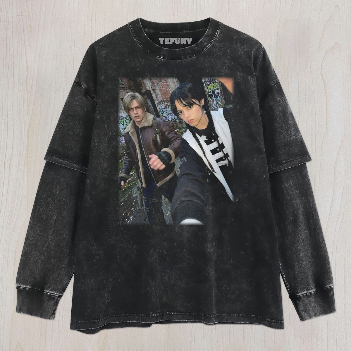 WEDNESDAY AND LEON UNISEX TEE, TANK TOP, LAYERED LS, SWEATSHIRT & HOODIE
