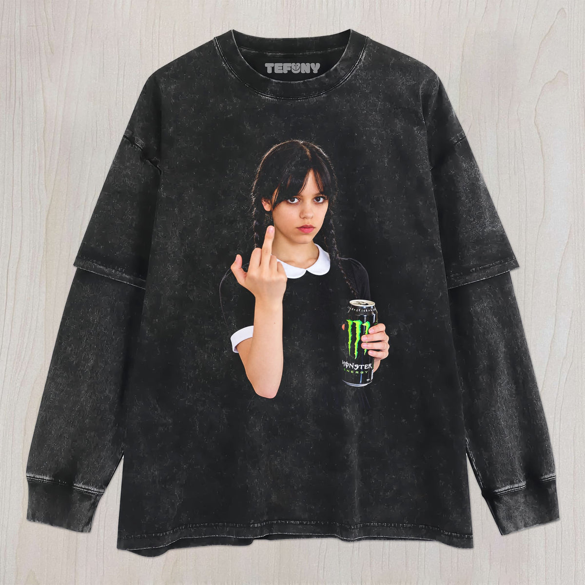 WEDNESDAY MIDDLE FINGER UNISEX TEE, TANK TOP, LAYERED LS, SWEATSHIRT & HOODIE