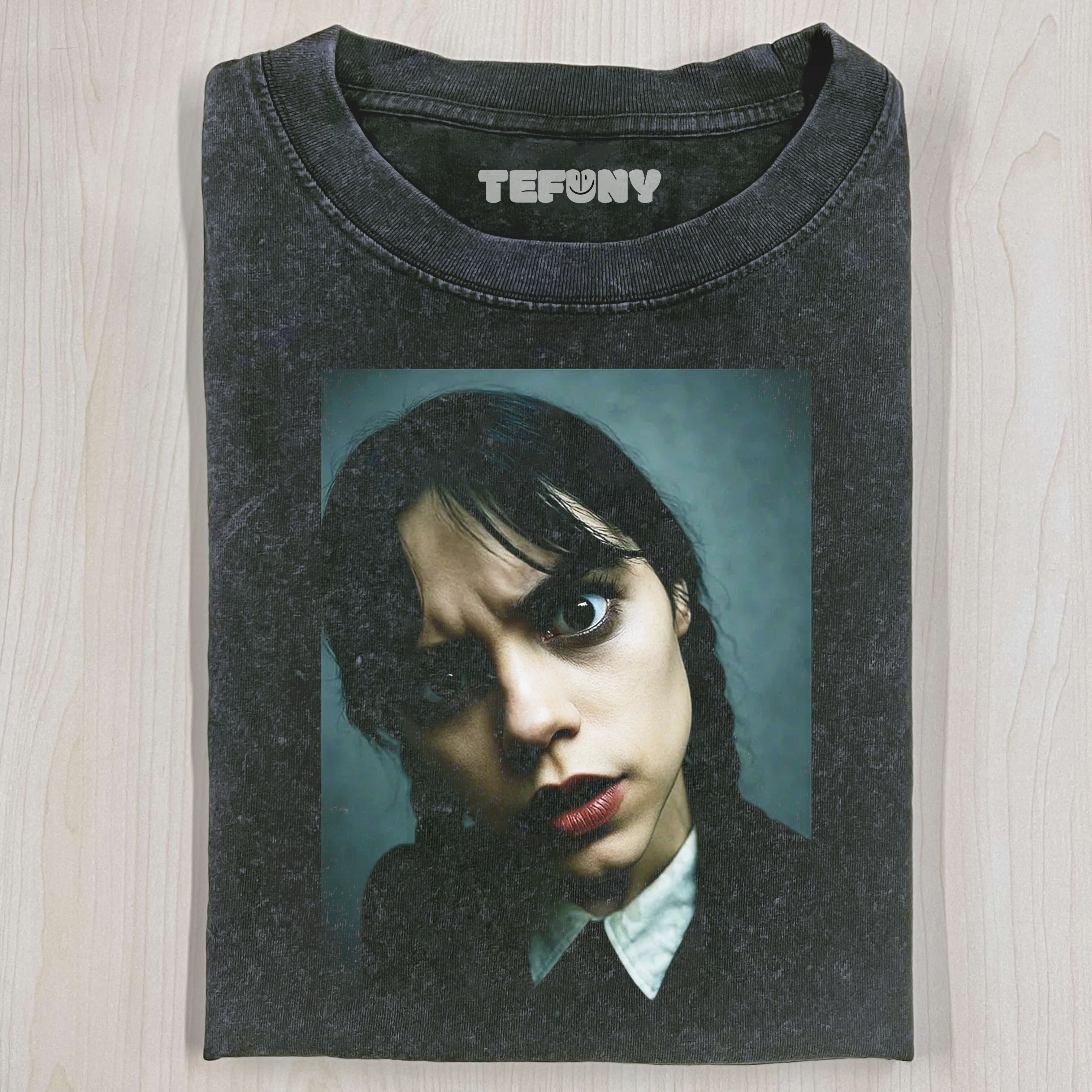 WEDNESDAY S2 ADDAMS THEMED T-SHIRT V5