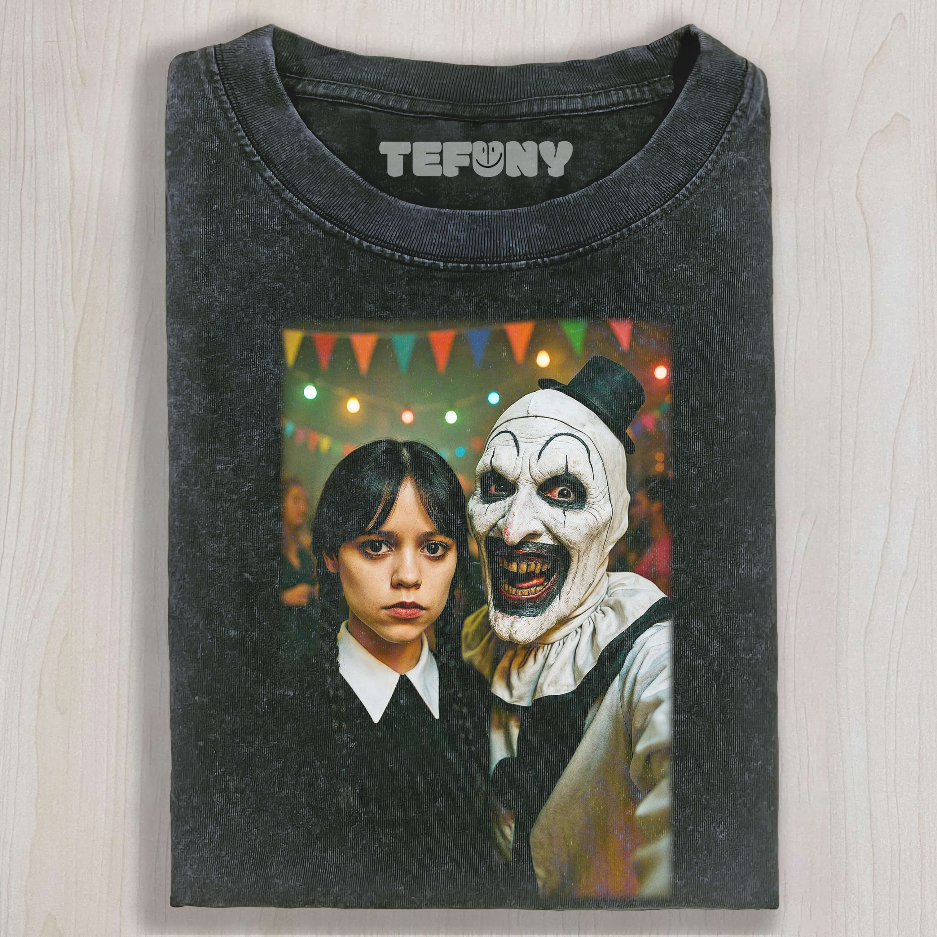 WEDNESDAY AND ART THE CLOWN TEE & SWEAT & HOOD