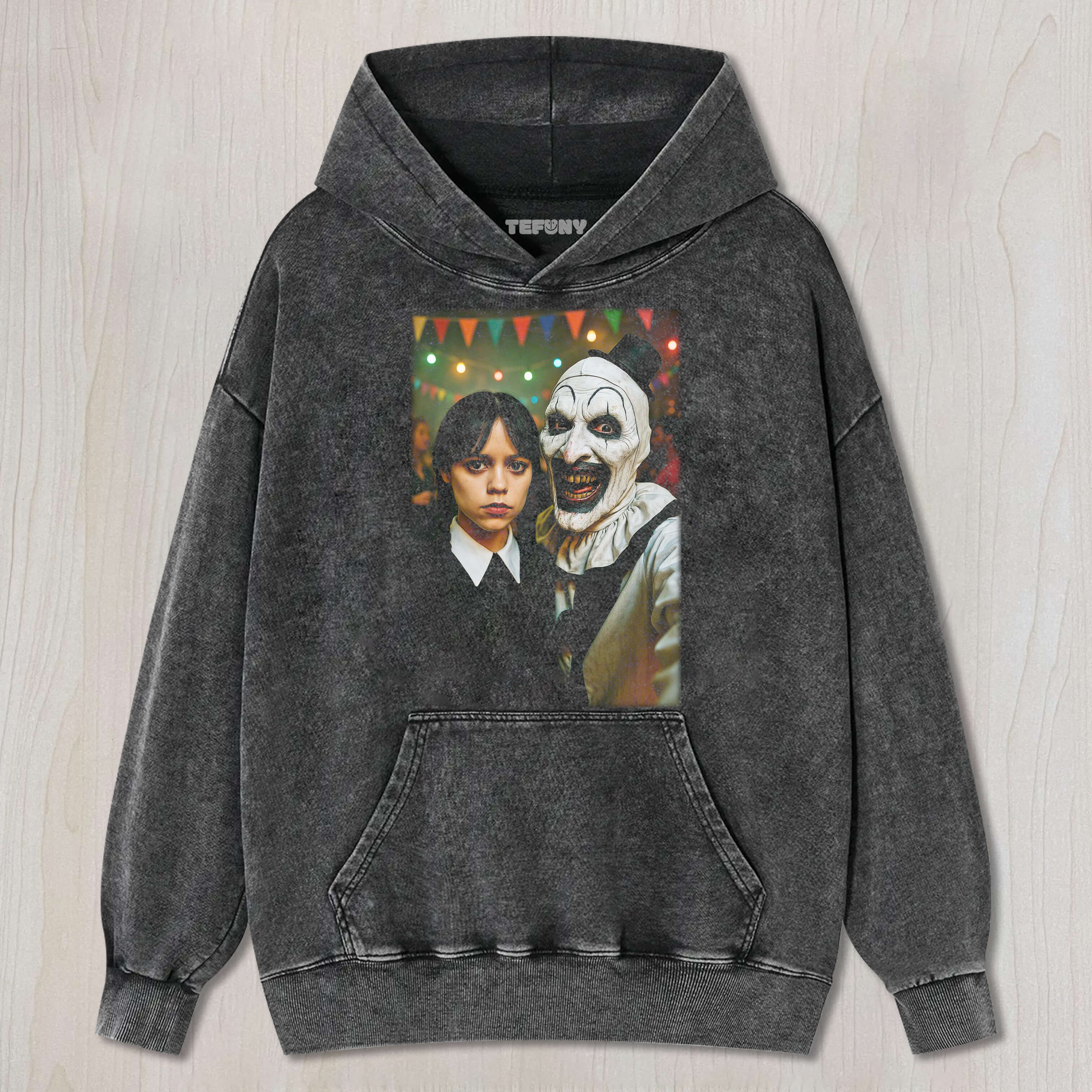 WEDNESDAY AND ART THE CLOWN TEE & SWEAT & HOOD