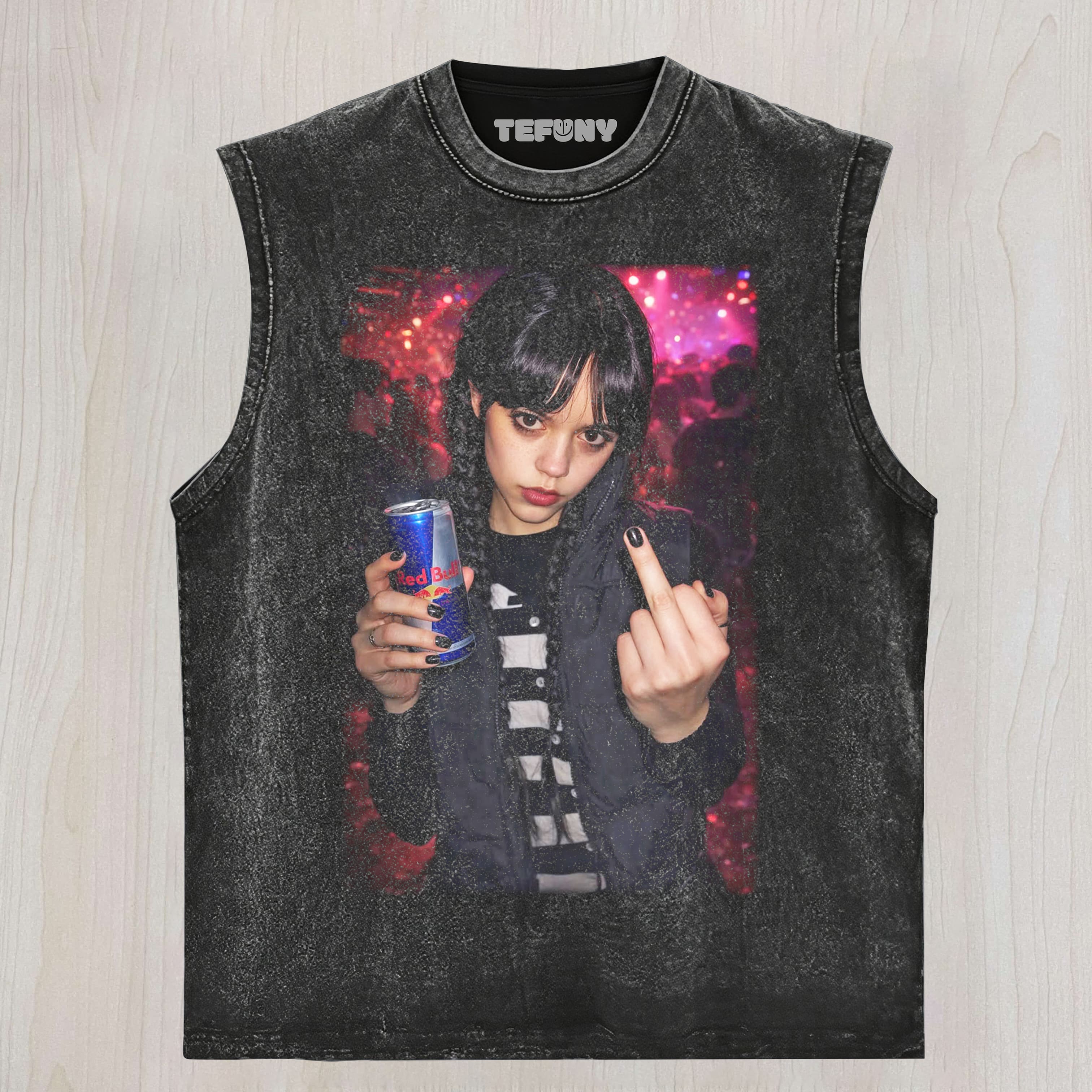 WEDNESDAY GAVE THE MIDDLE FINGER TANK TOP