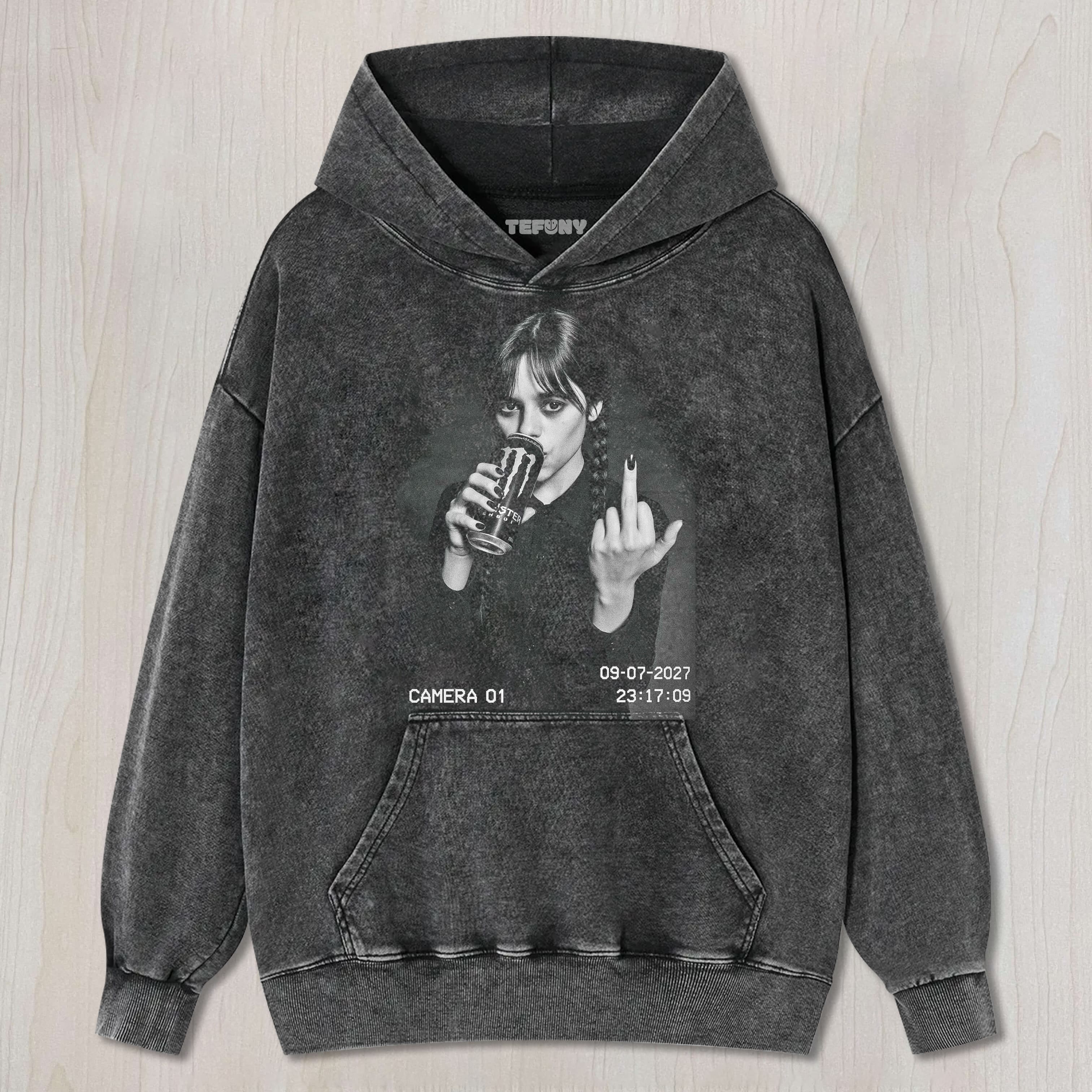 WEDNESDAY MIDDLE FINGER TEE & SWEAT & HOOD