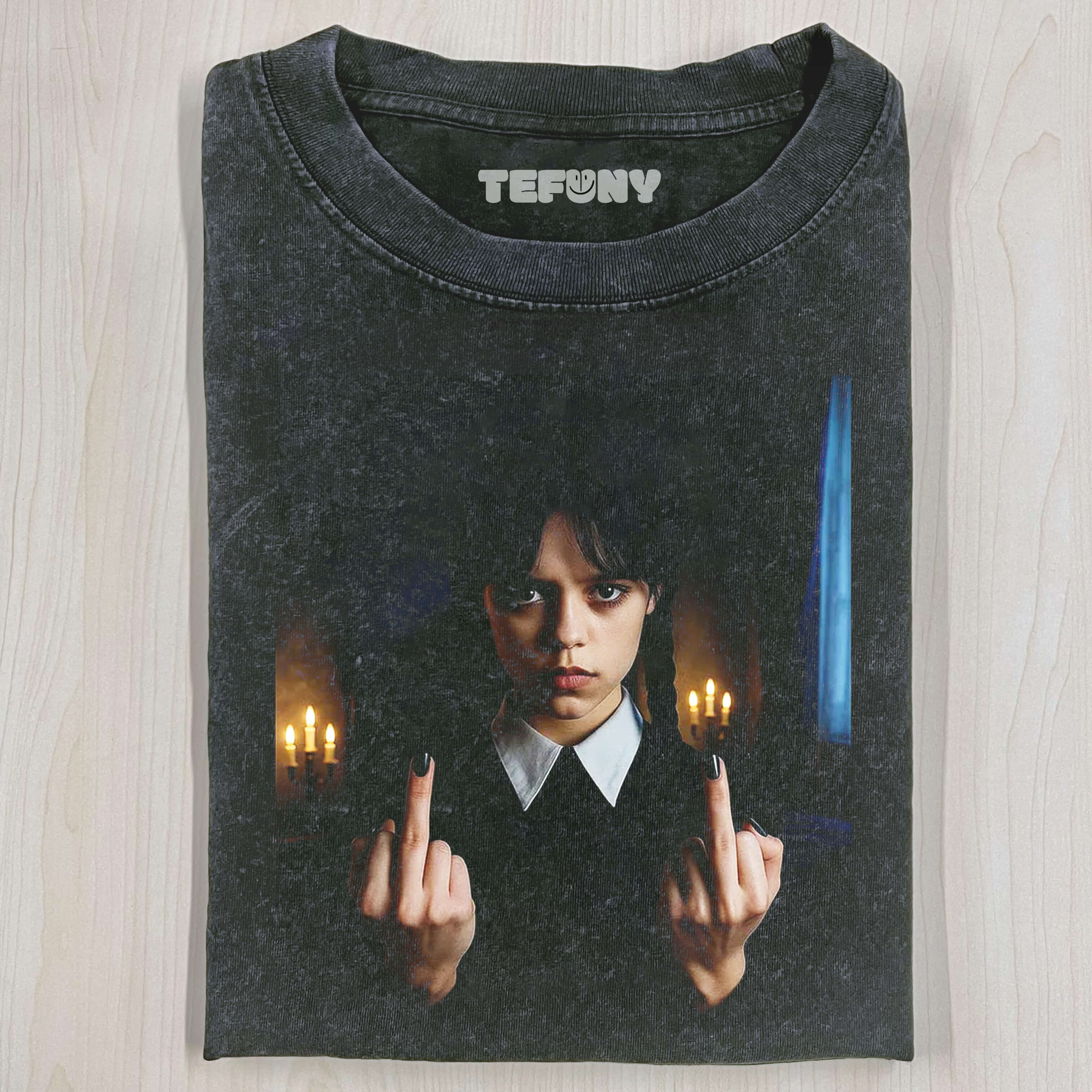WEDNESDAY S2 ADDAMS THEMED T-SHIRT V3