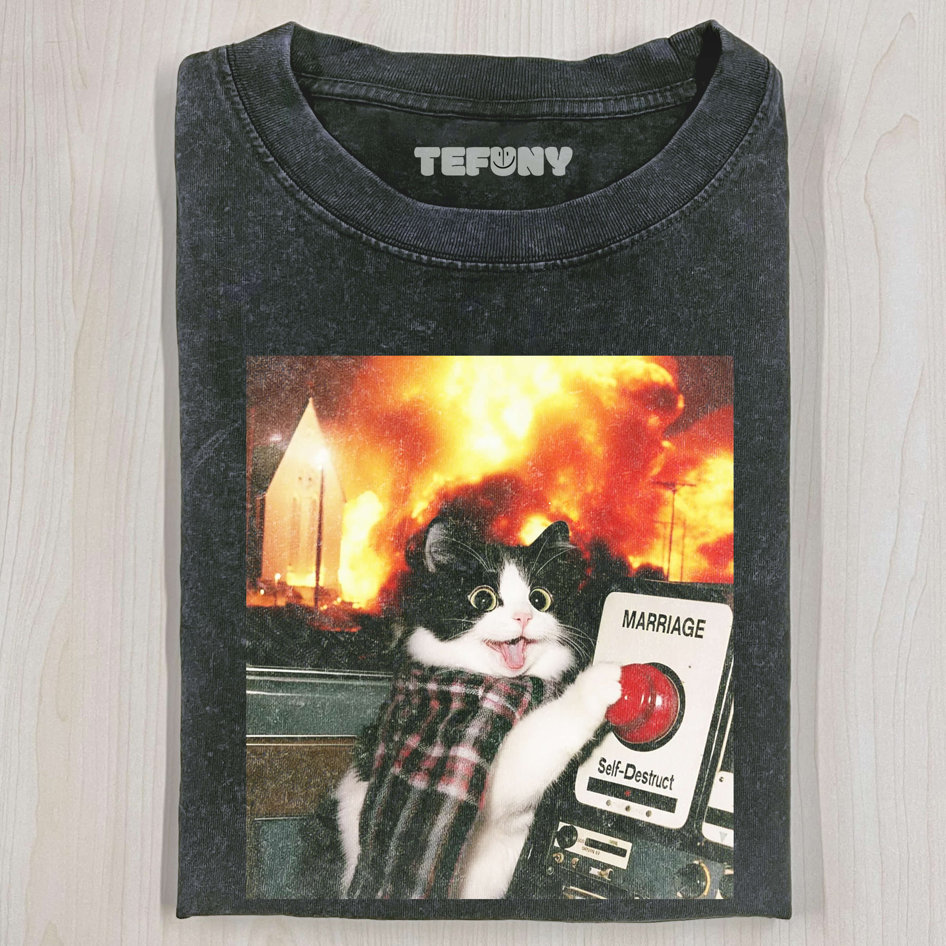 WEIRD CAT T-SHIRT