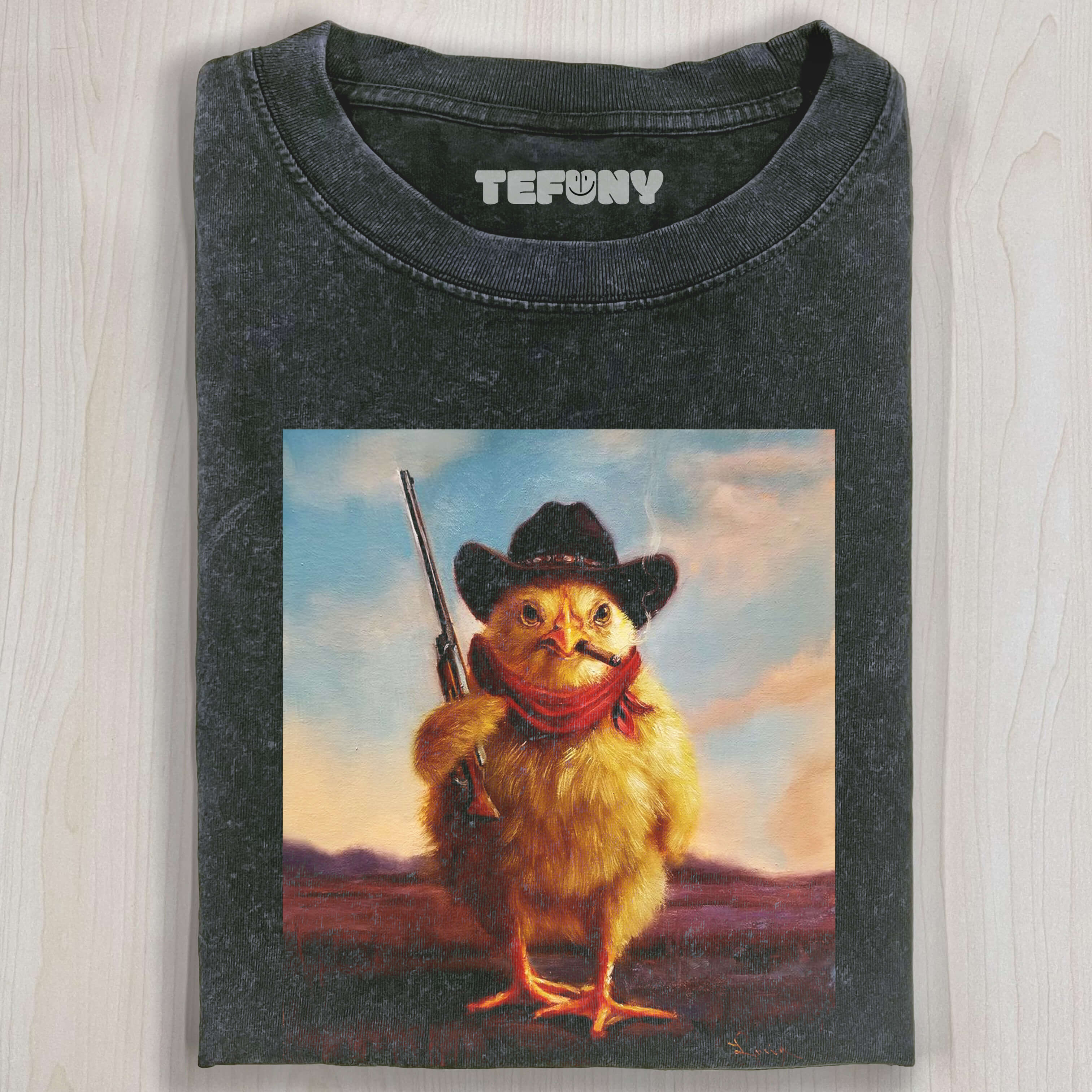 WESTERN GUNNER CHICKEN T-SHIRT