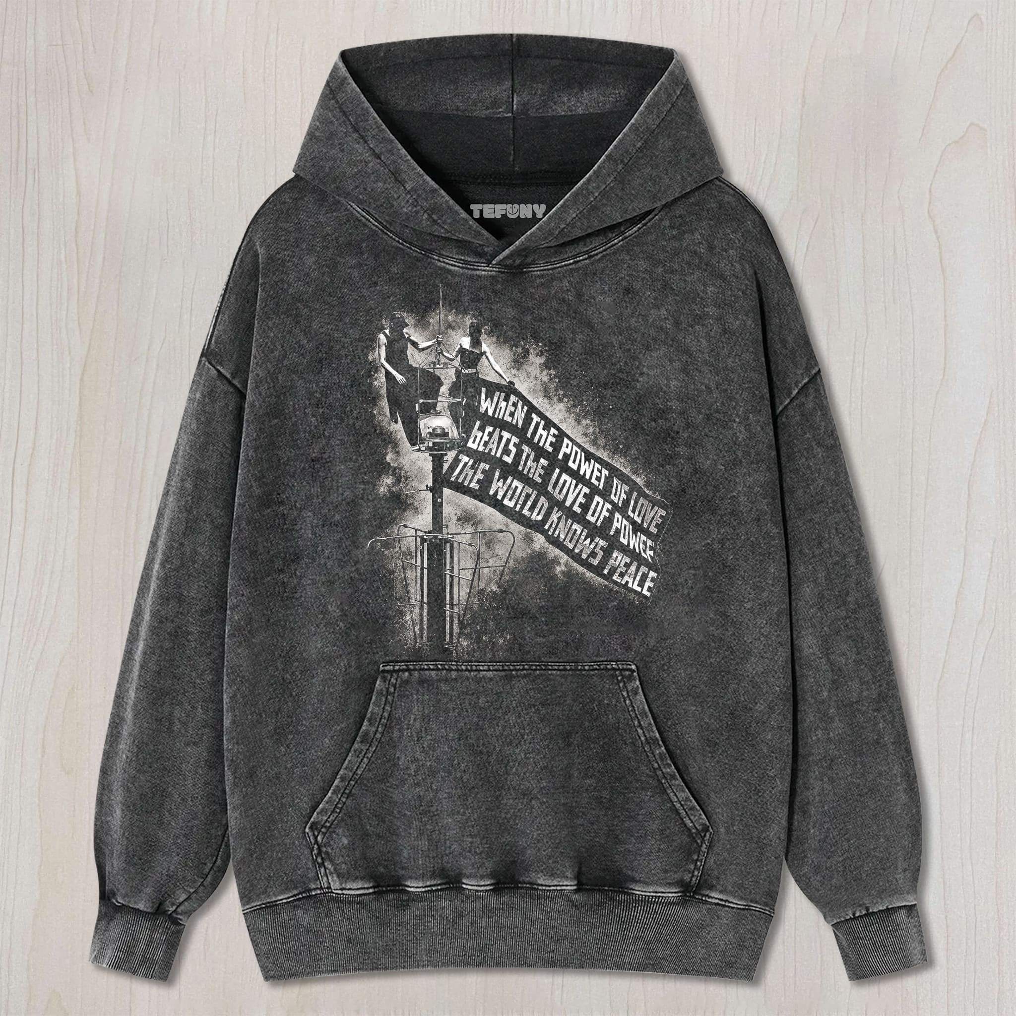 WHEN LOVE BEATS POWER UNISEX TEE, TANK TOP, LAYERED LS, SWEATSHIRT & HOODIE