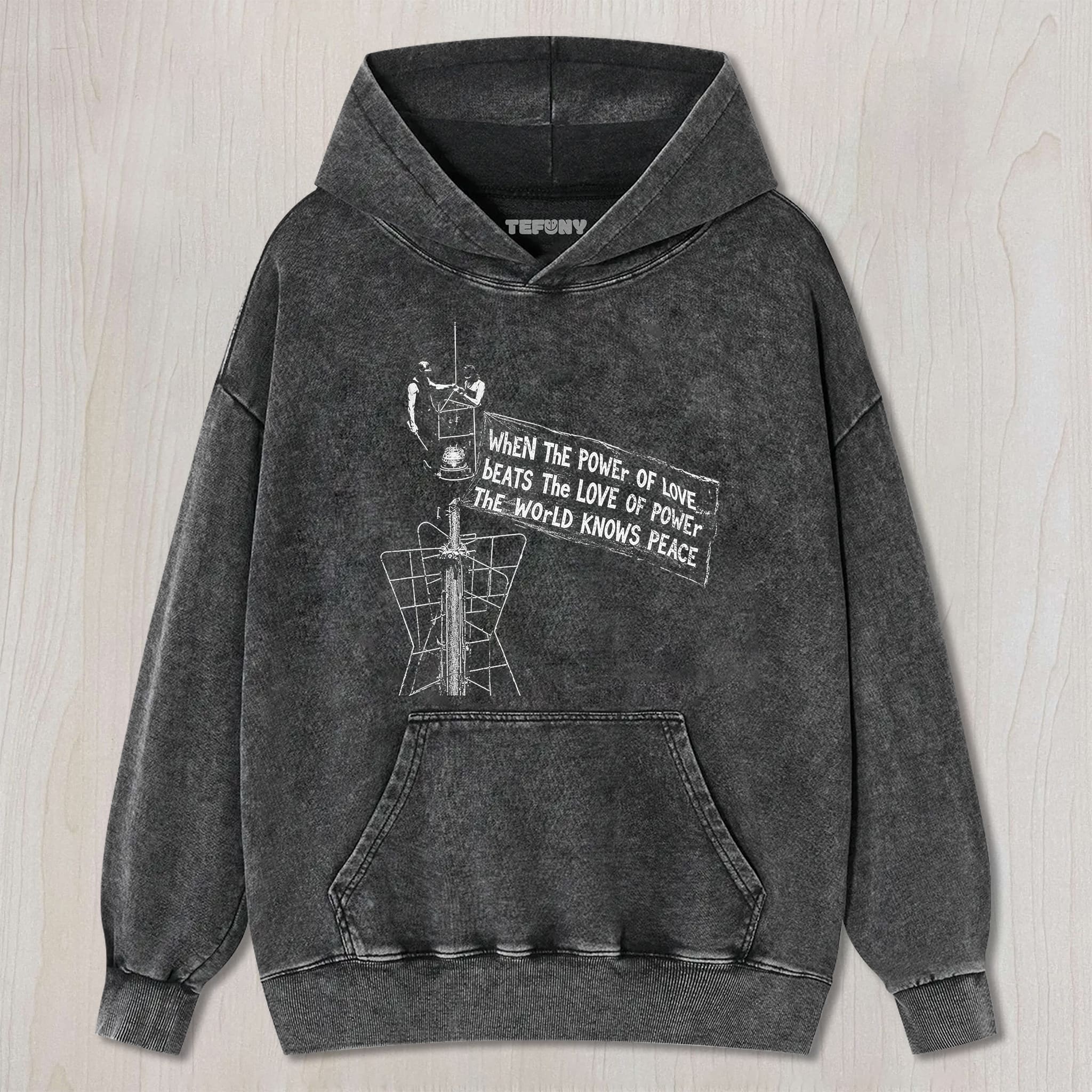 WHEN LOVE BEATS POWER V1 UNISEX TEE, TANK TOP, LAYERED LS, SWEATSHIRT & HOODIE
