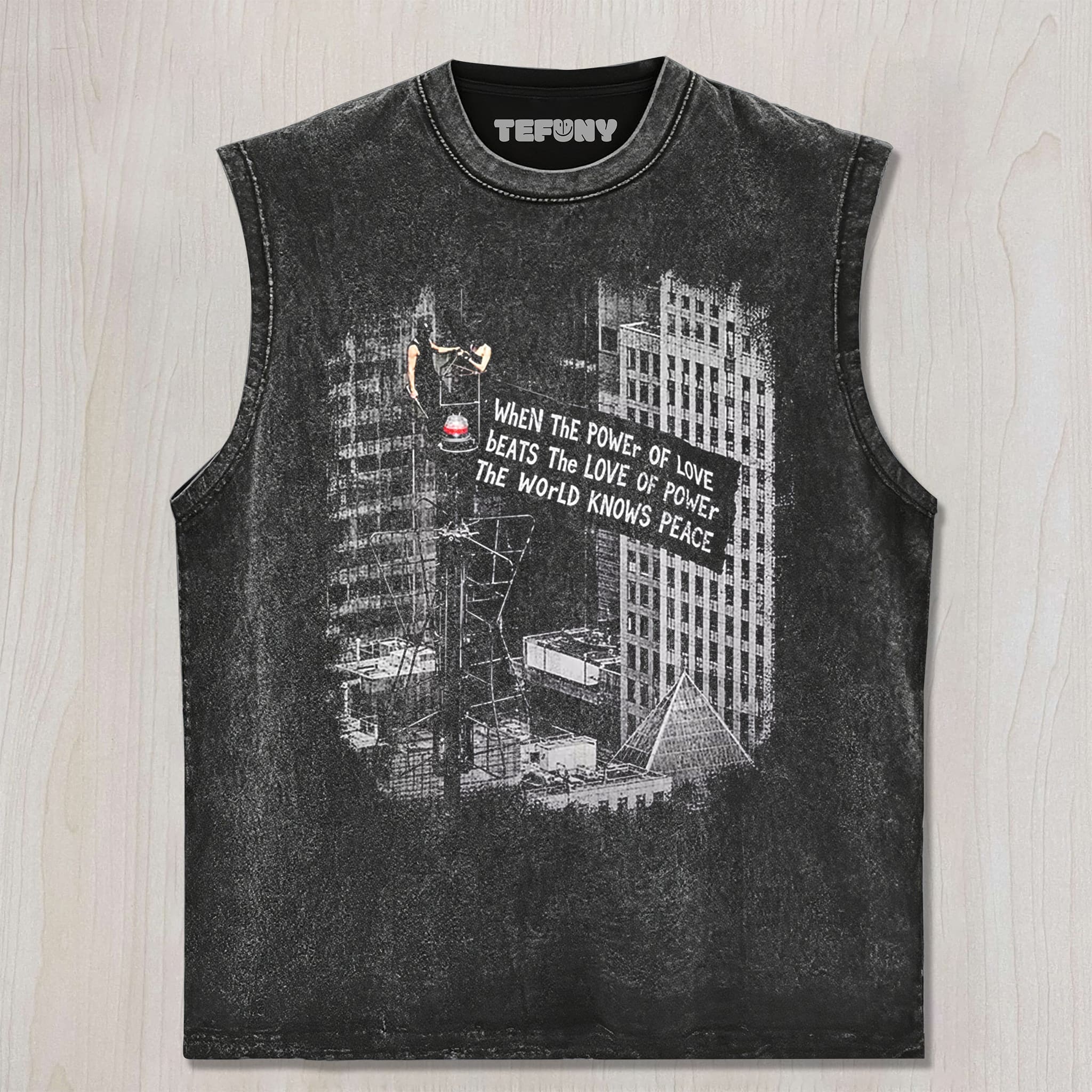 WHEN LOVE BEATS POWER V2 UNISEX TEE, TANK TOP, LAYERED LS, SWEATSHIRT & HOODIE