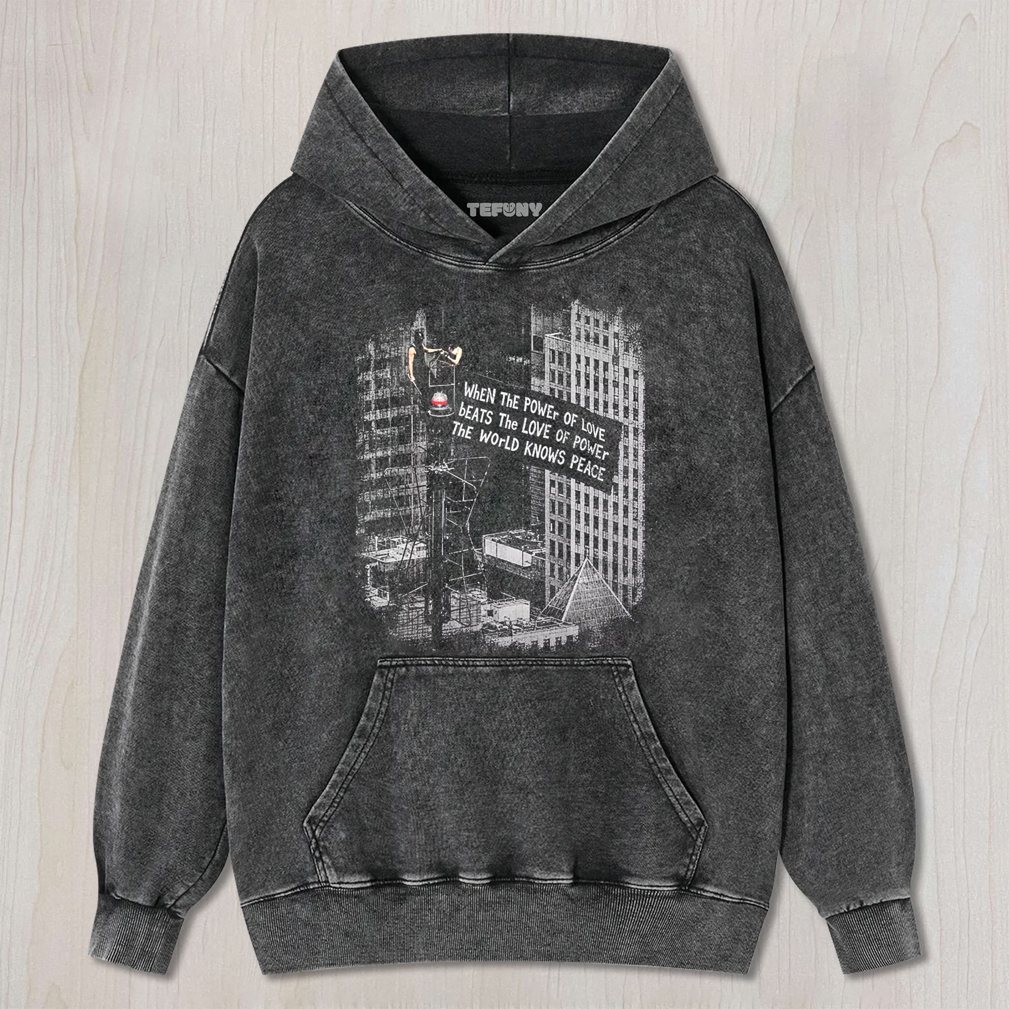 WHEN LOVE BEATS POWER V2 UNISEX TEE, TANK TOP, LAYERED LS, SWEATSHIRT & HOODIE