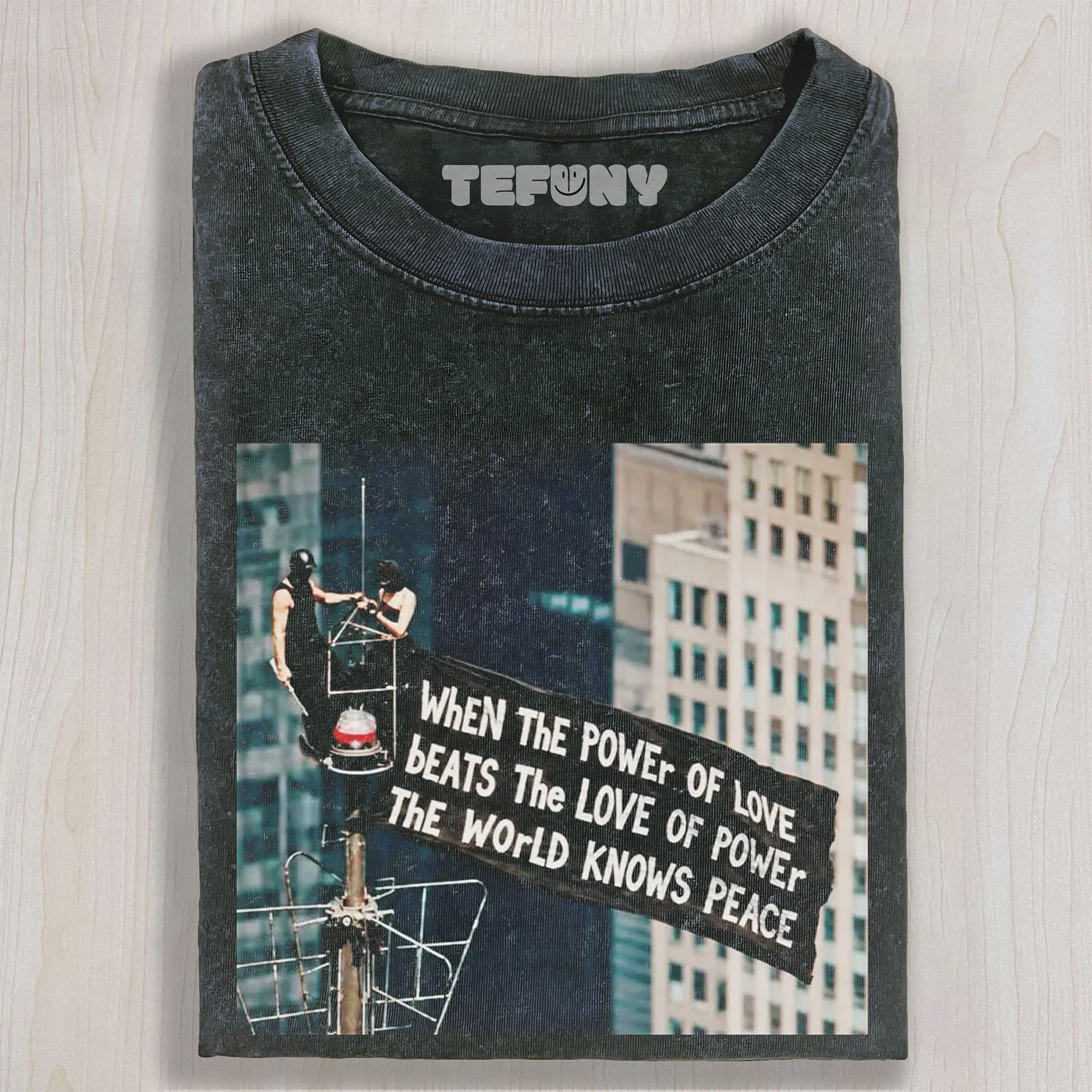WHEN LOVE BEATS POWER V3 UNISEX TEE, TANK TOP, LAYERED LS, SWEATSHIRT & HOODIE