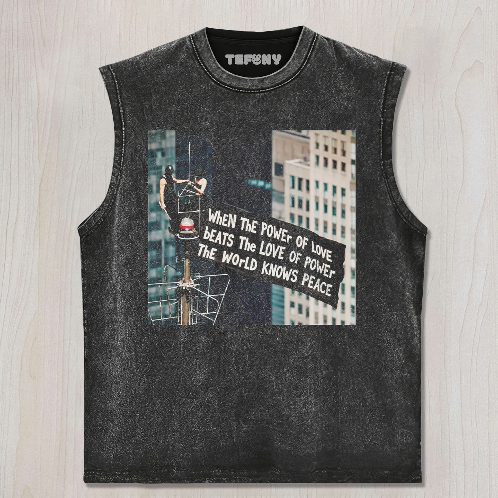 WHEN LOVE BEATS POWER V3 UNISEX TEE, TANK TOP, LAYERED LS, SWEATSHIRT & HOODIE