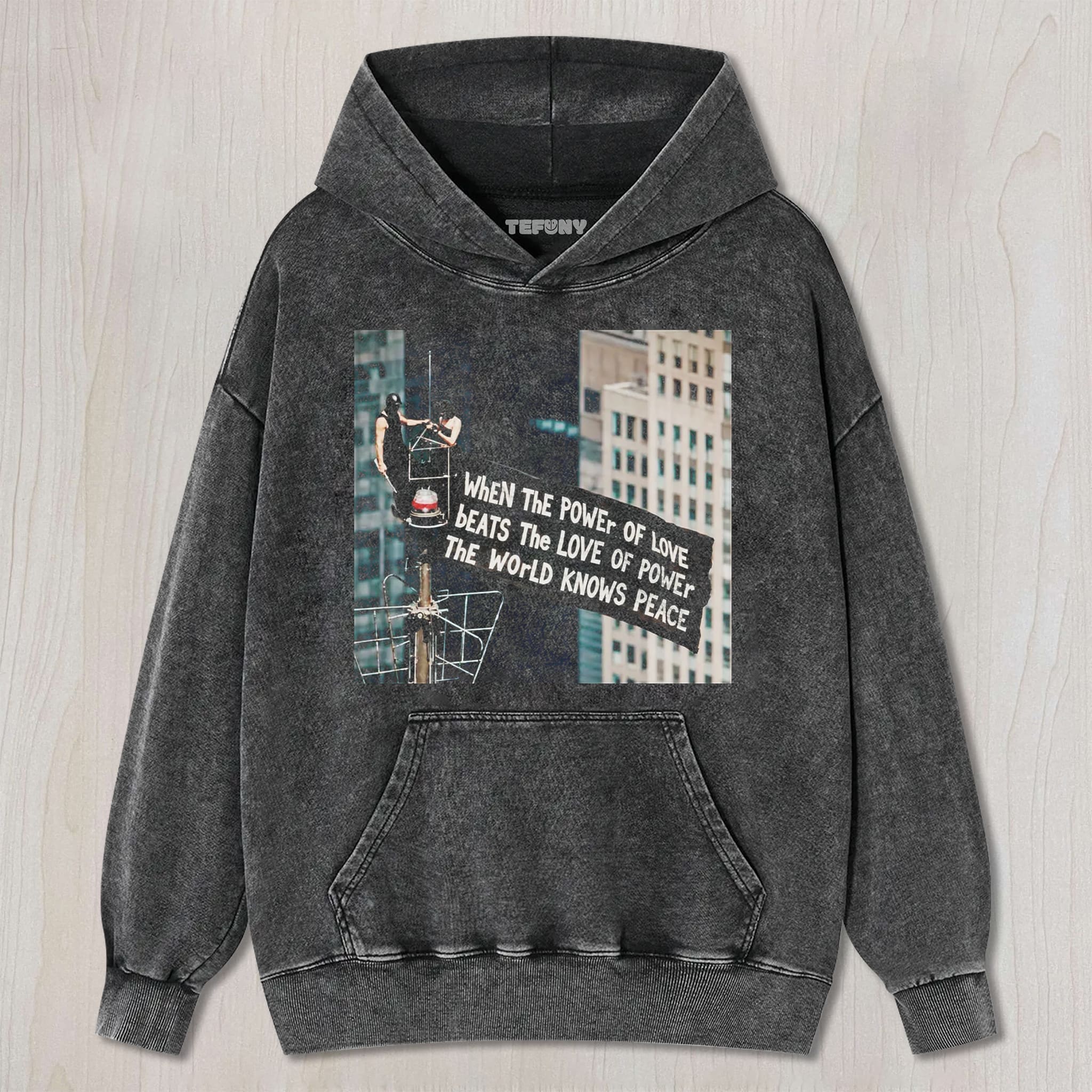 WHEN LOVE BEATS POWER V3 UNISEX TEE, TANK TOP, LAYERED LS, SWEATSHIRT & HOODIE