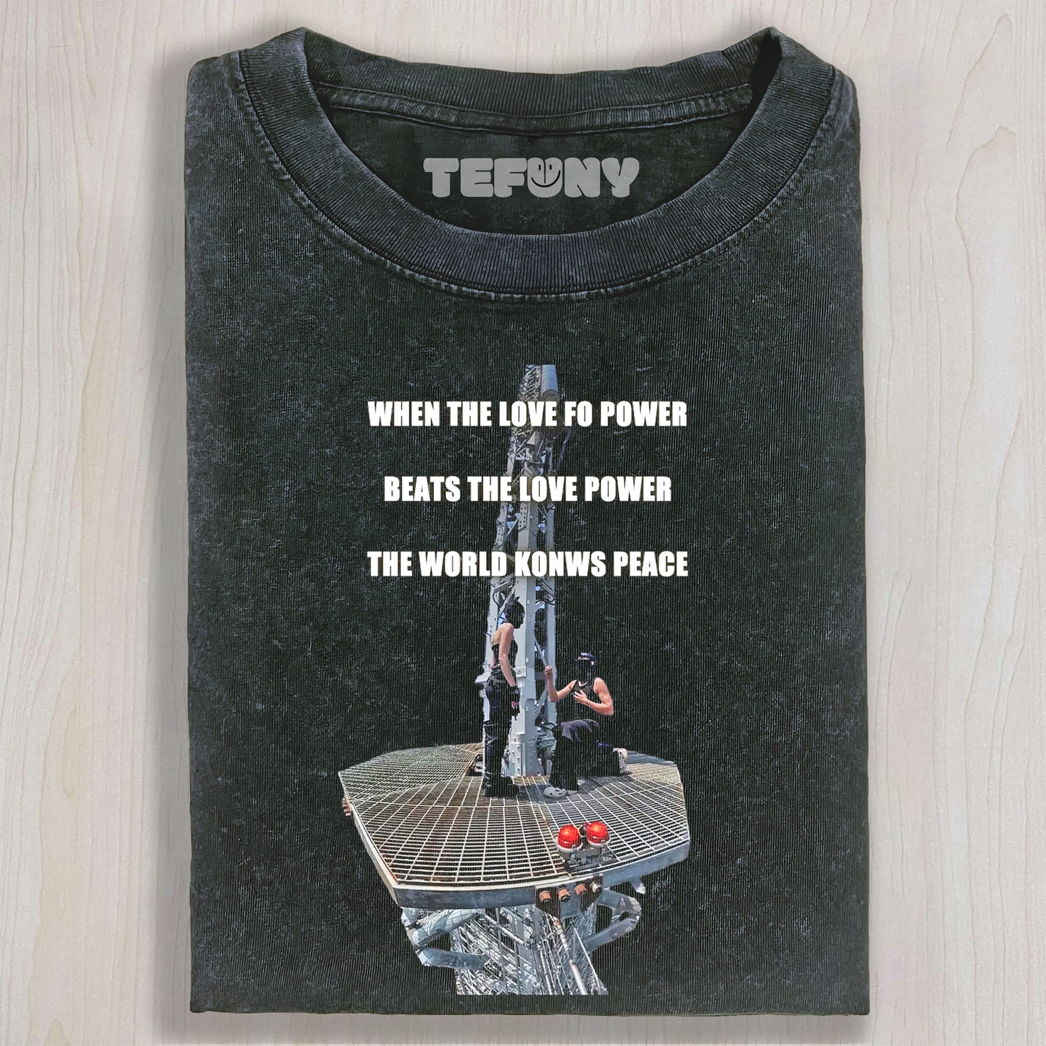 WHEN LOVE BEATS POWER V4 UNISEX TEE, TANK TOP, LAYERED LS, SWEATSHIRT & HOODIE