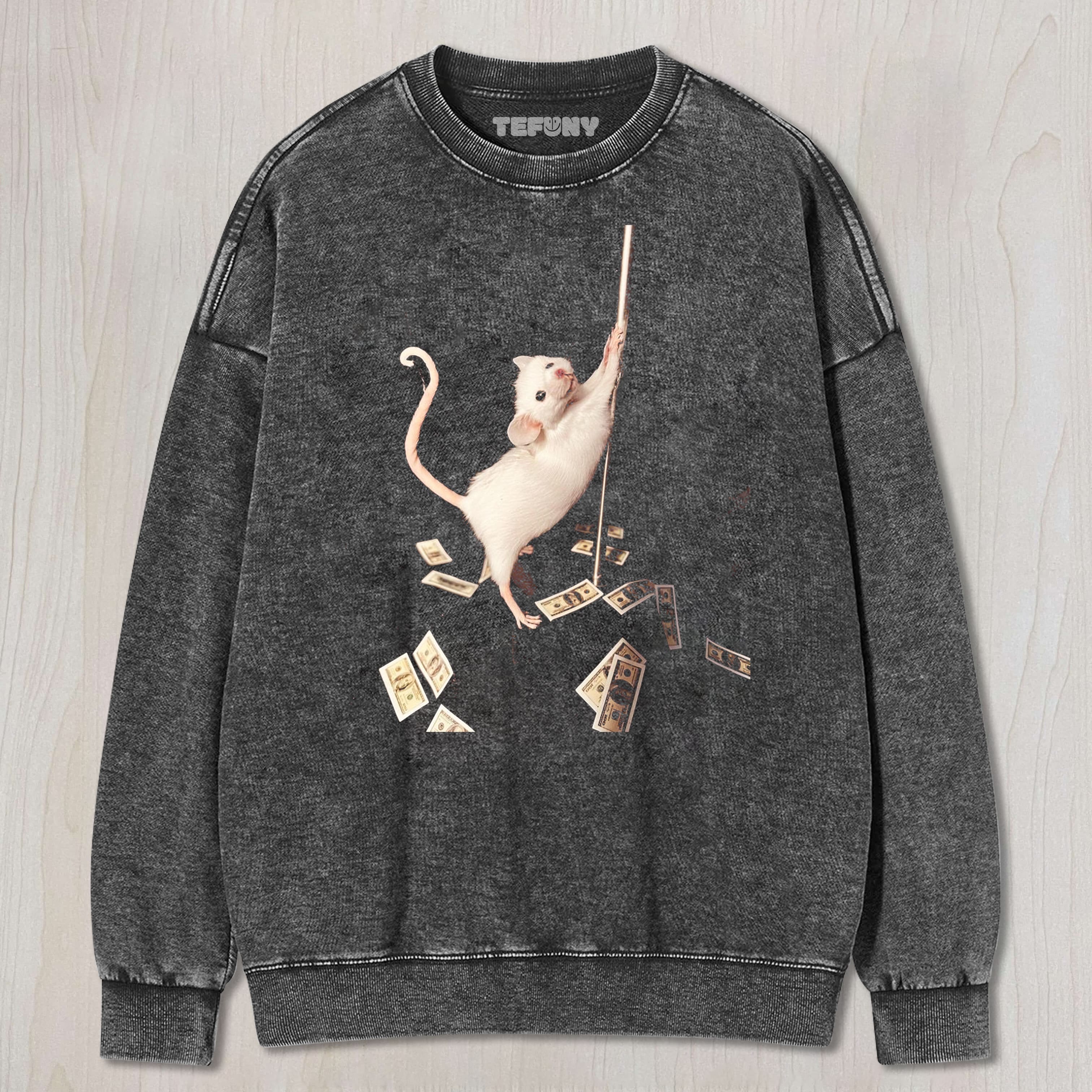 WHITE MICE DANCING ON POLES TEE & SWEAT & HOOD