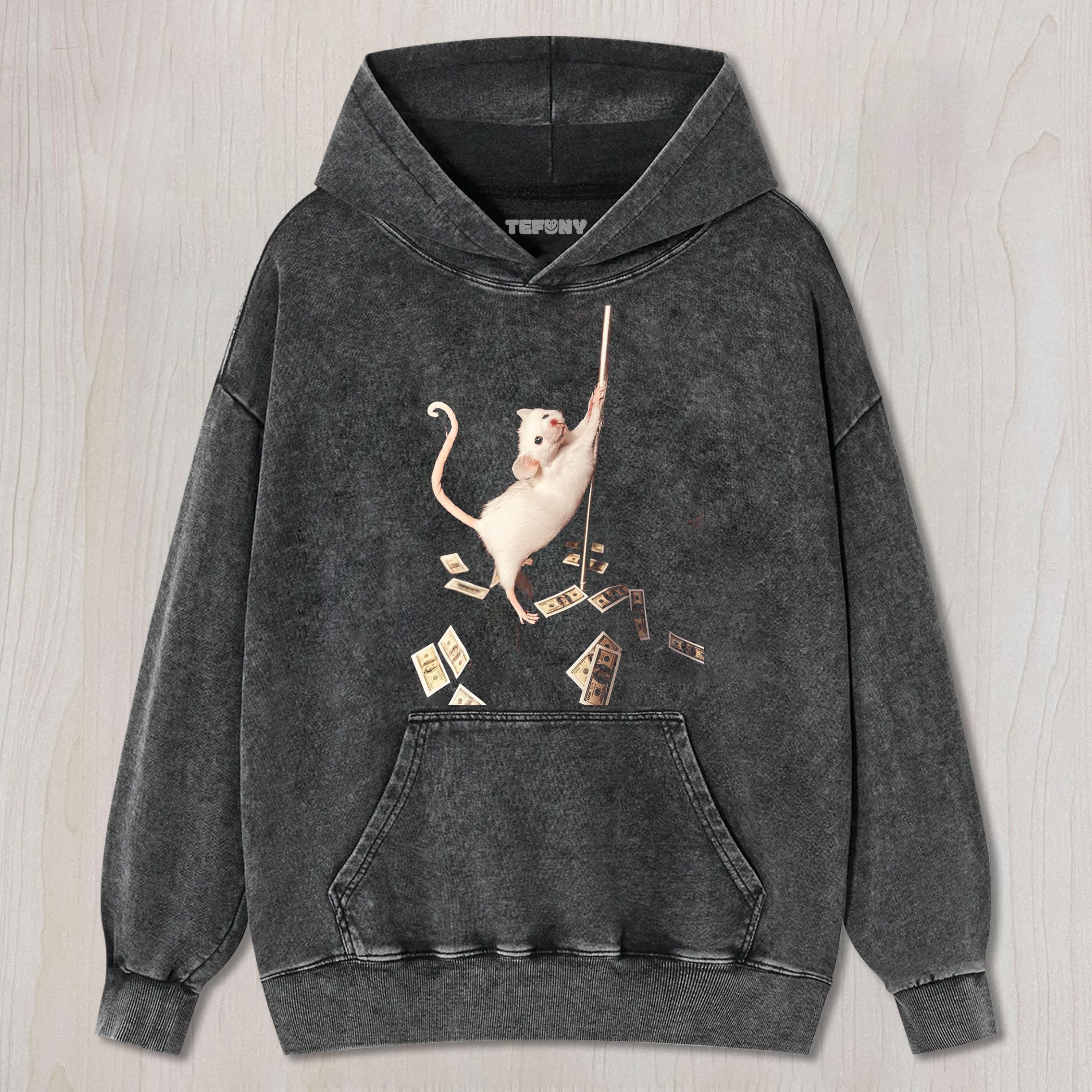 WHITE MICE DANCING ON POLES TEE & SWEAT & HOOD