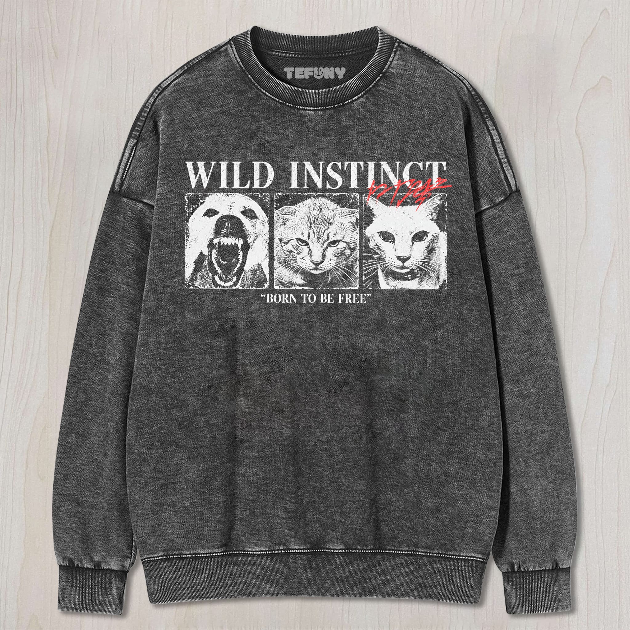 WILD INSTINCT PET MEME UNISEX TEE, TANK TOP, LAYERED LS, SWEATSHIRT & HOODIE