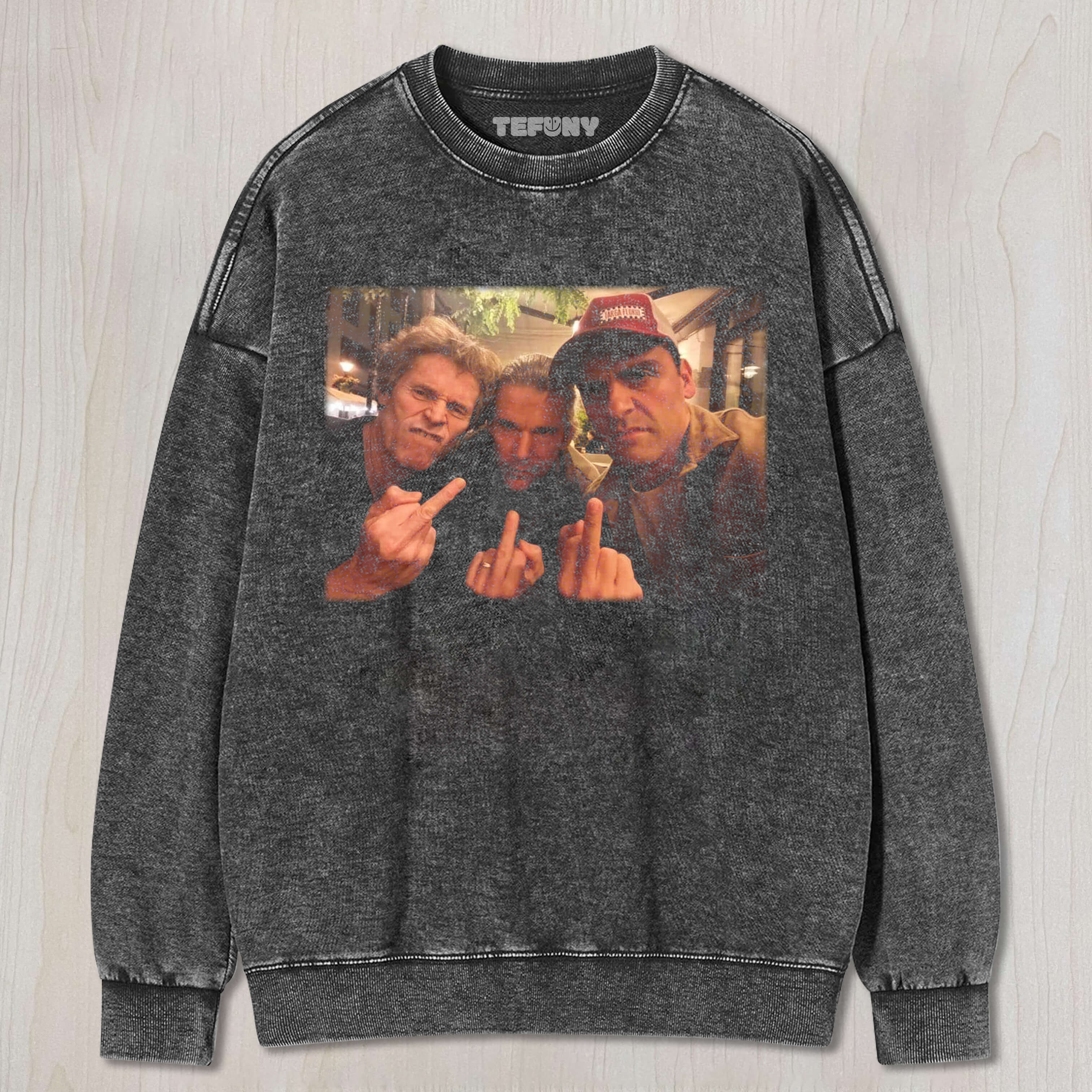 WILLEM DAFOE, ETHAN HAWKE, AND OSCAR ISAAC TEE & SWEAT & HOOD